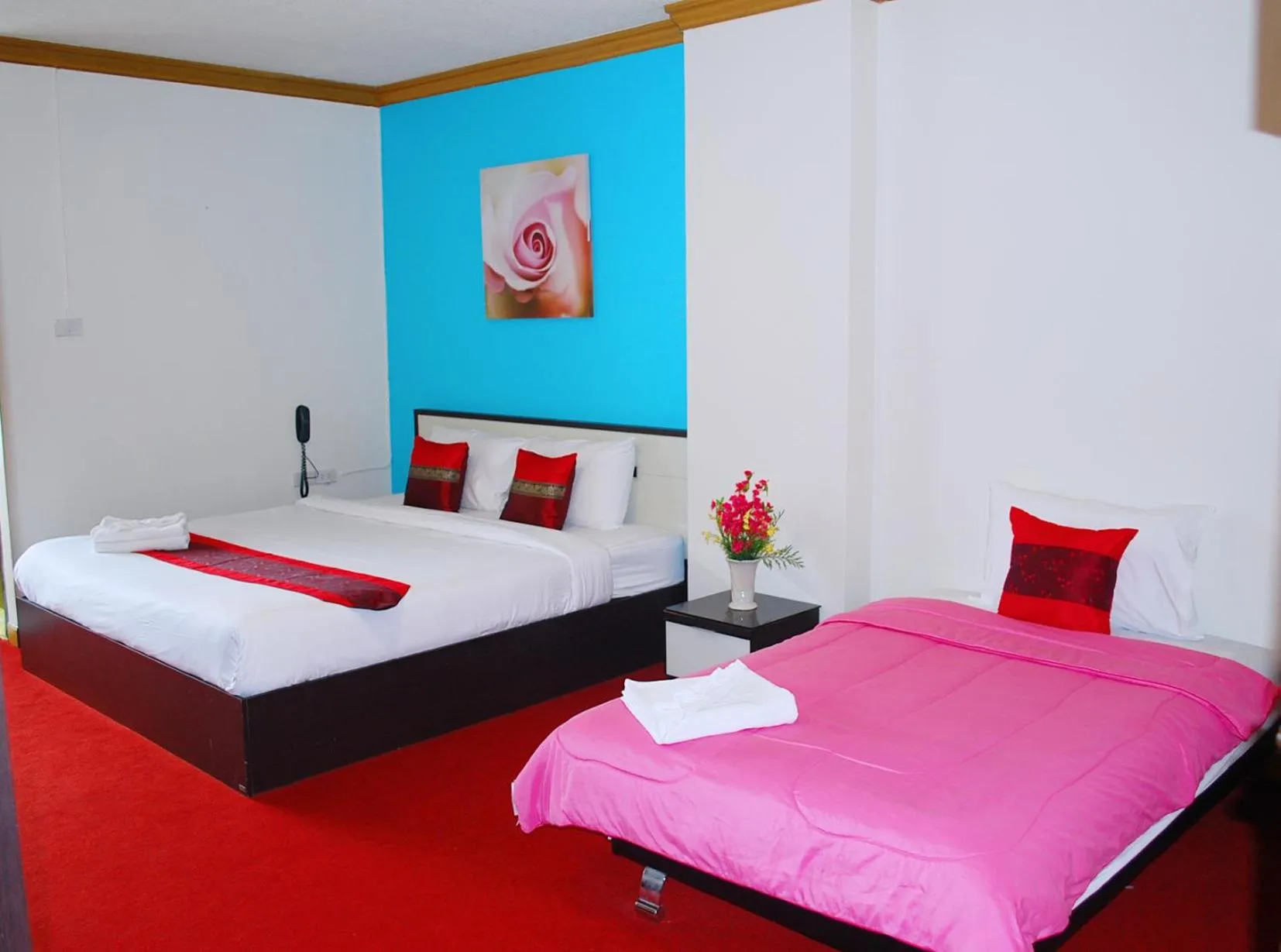 Bed in Witchuwan Apartel