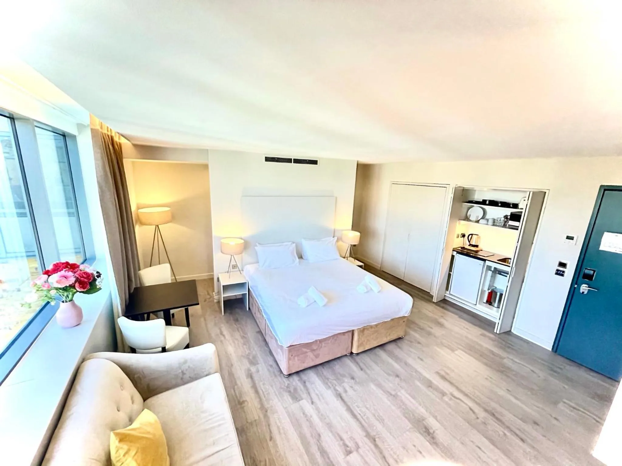 Bed in Axiom Park Hotel