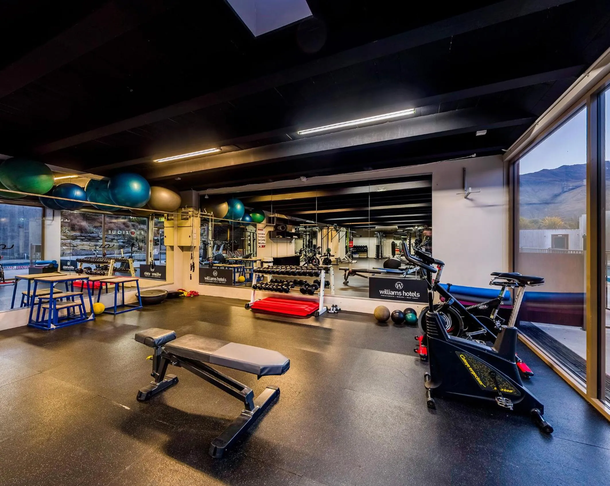 Fitness centre/facilities in Oakridge Resort Lake Wanaka