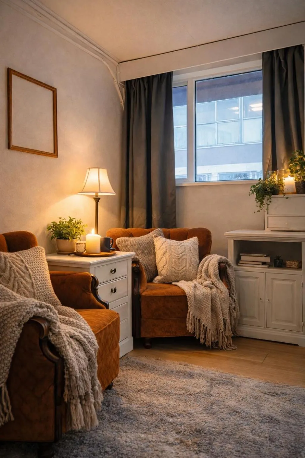 Living room, Bed in Selfoss Hostel