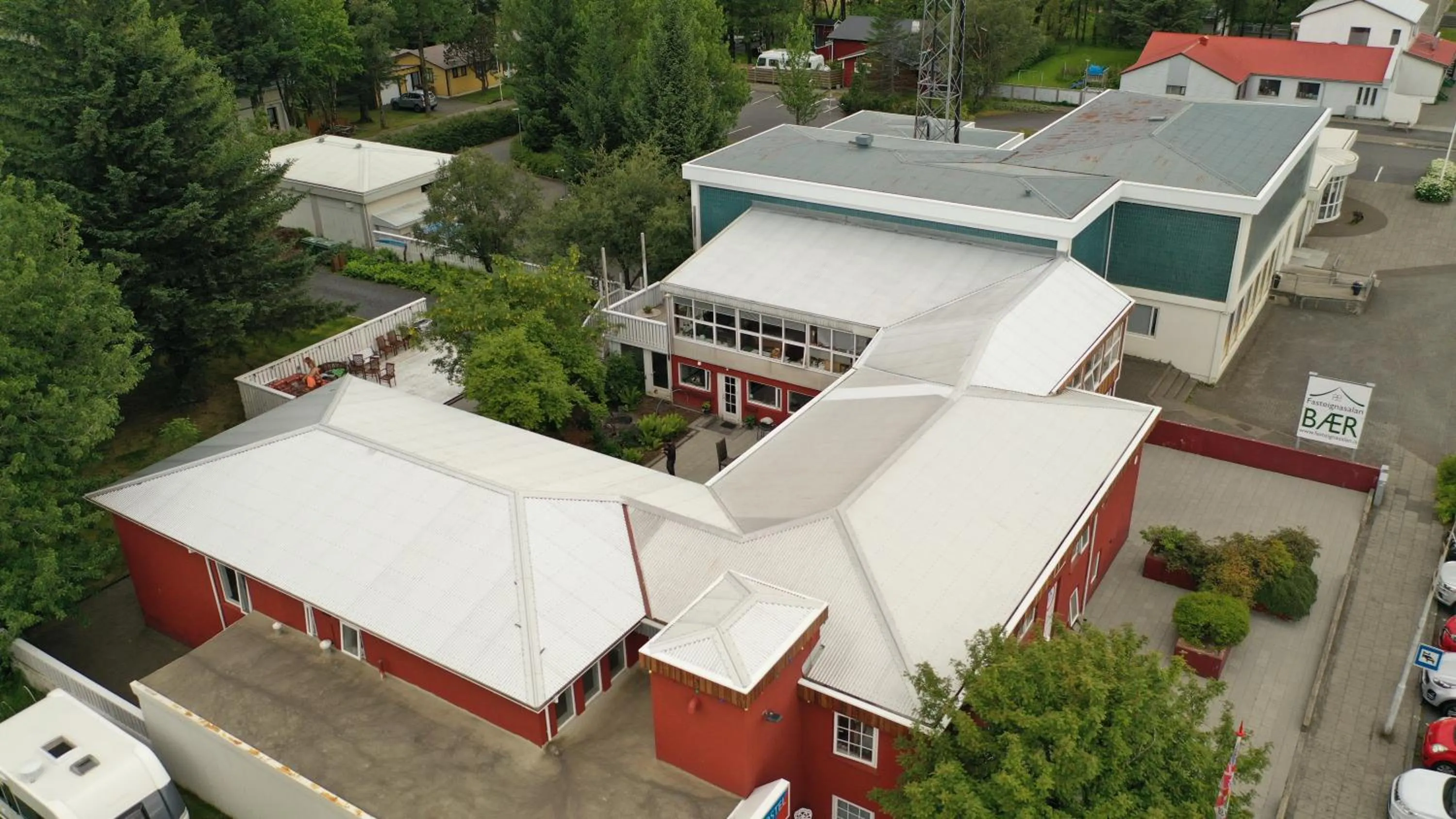 Property building in Selfoss Hostel
