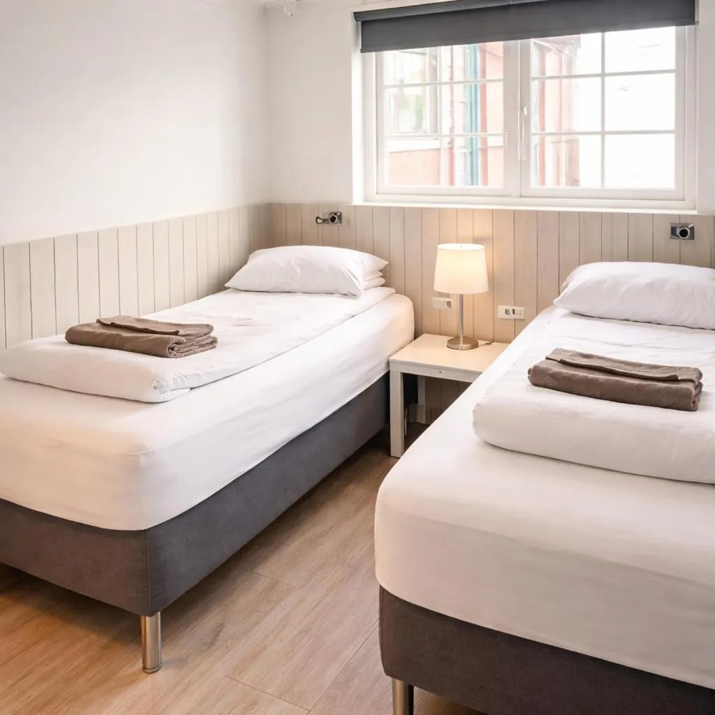 View (from property/room), Bed in Selfoss Hostel