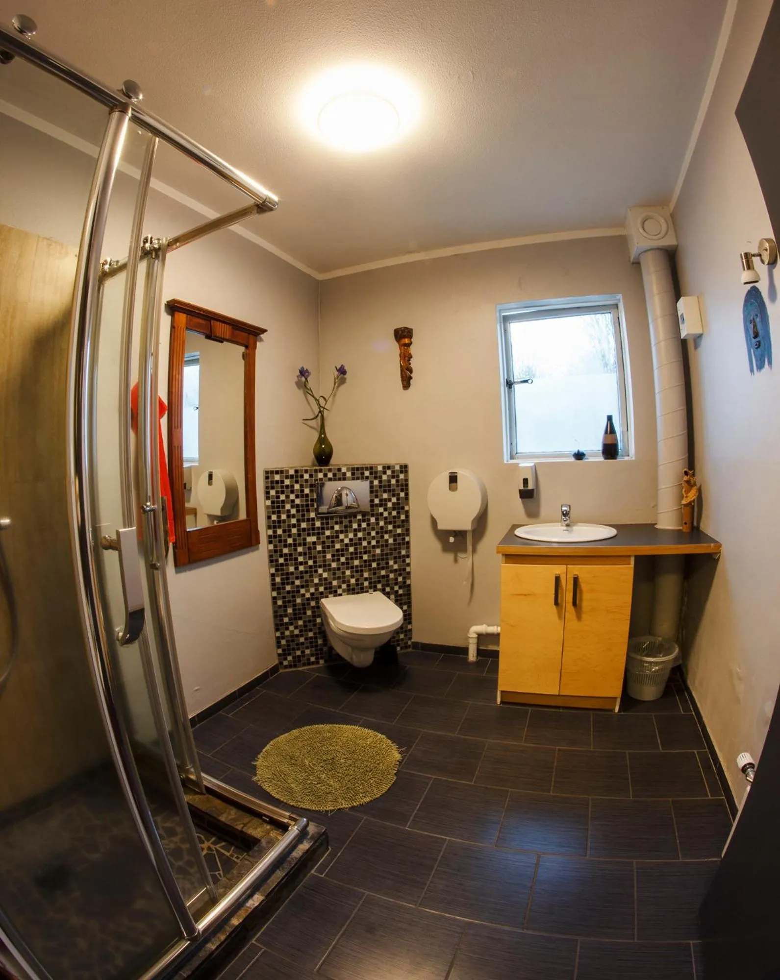 Shower in Selfoss Hostel