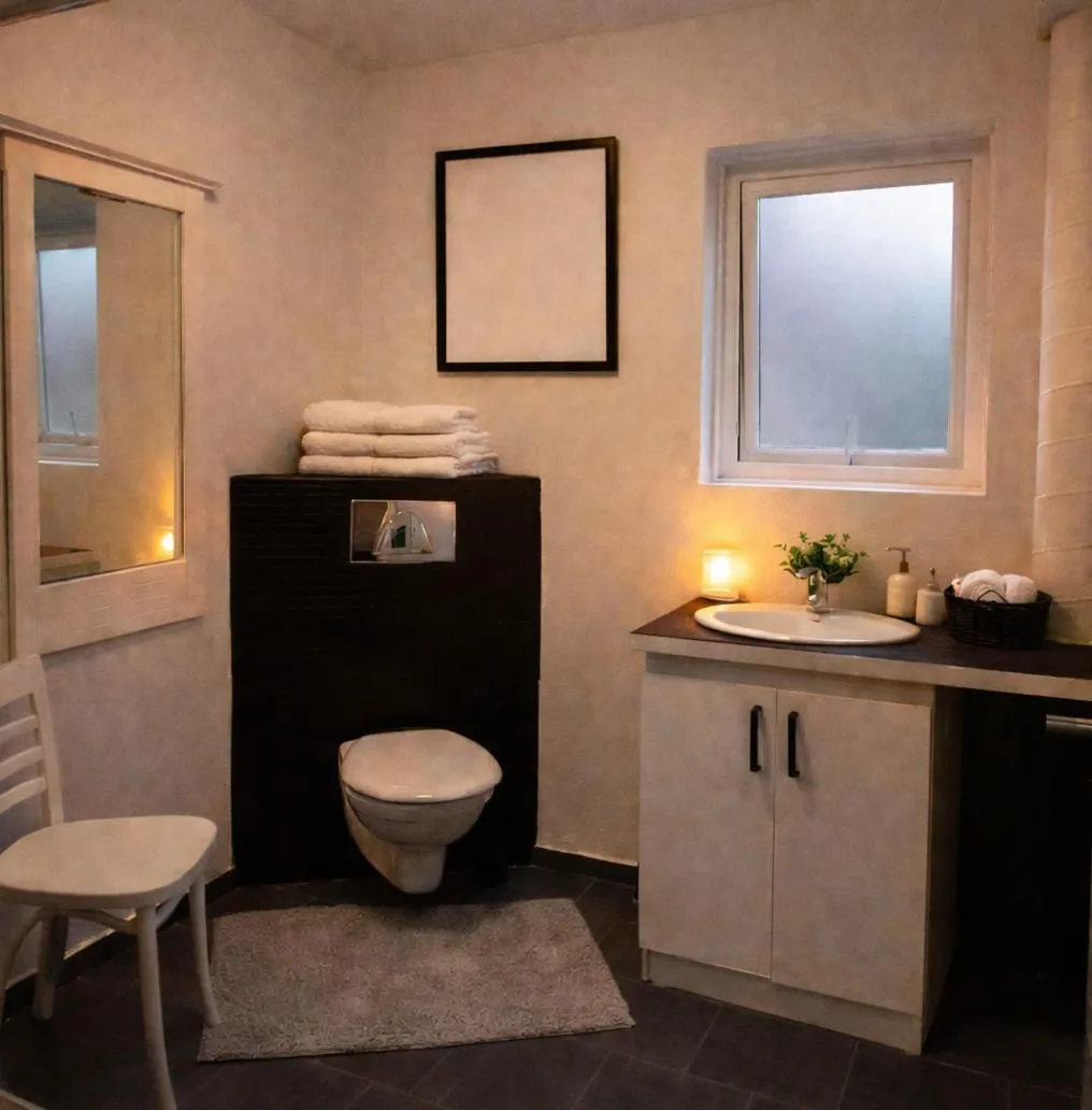 Bathroom in Selfoss Hostel