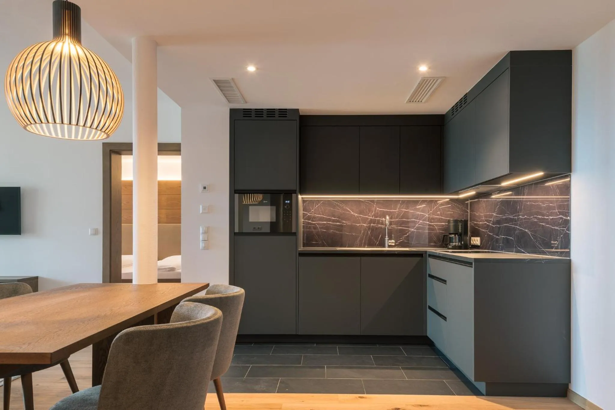 kitchen in Appartement KroneLiving