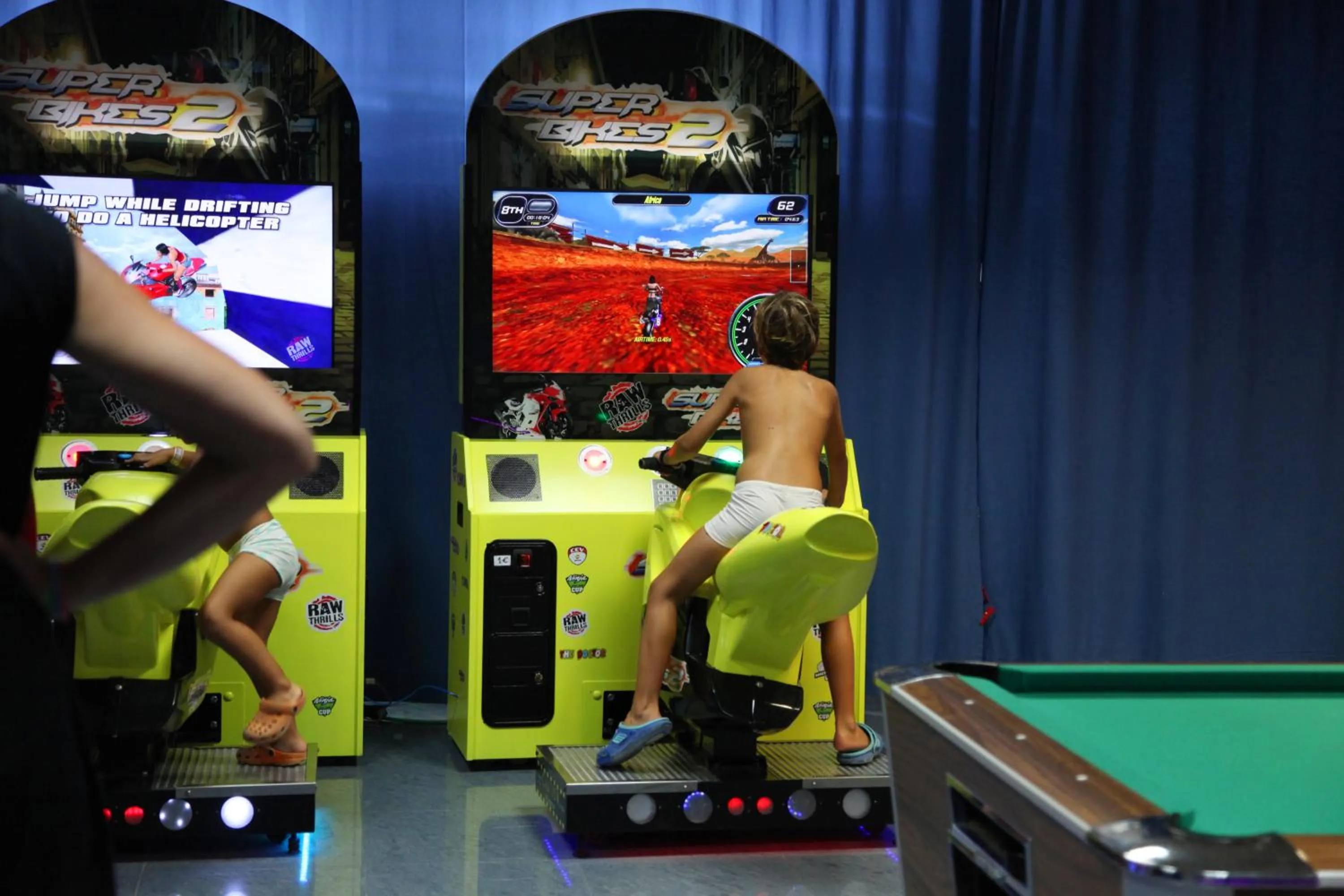 People in La Marina Resort