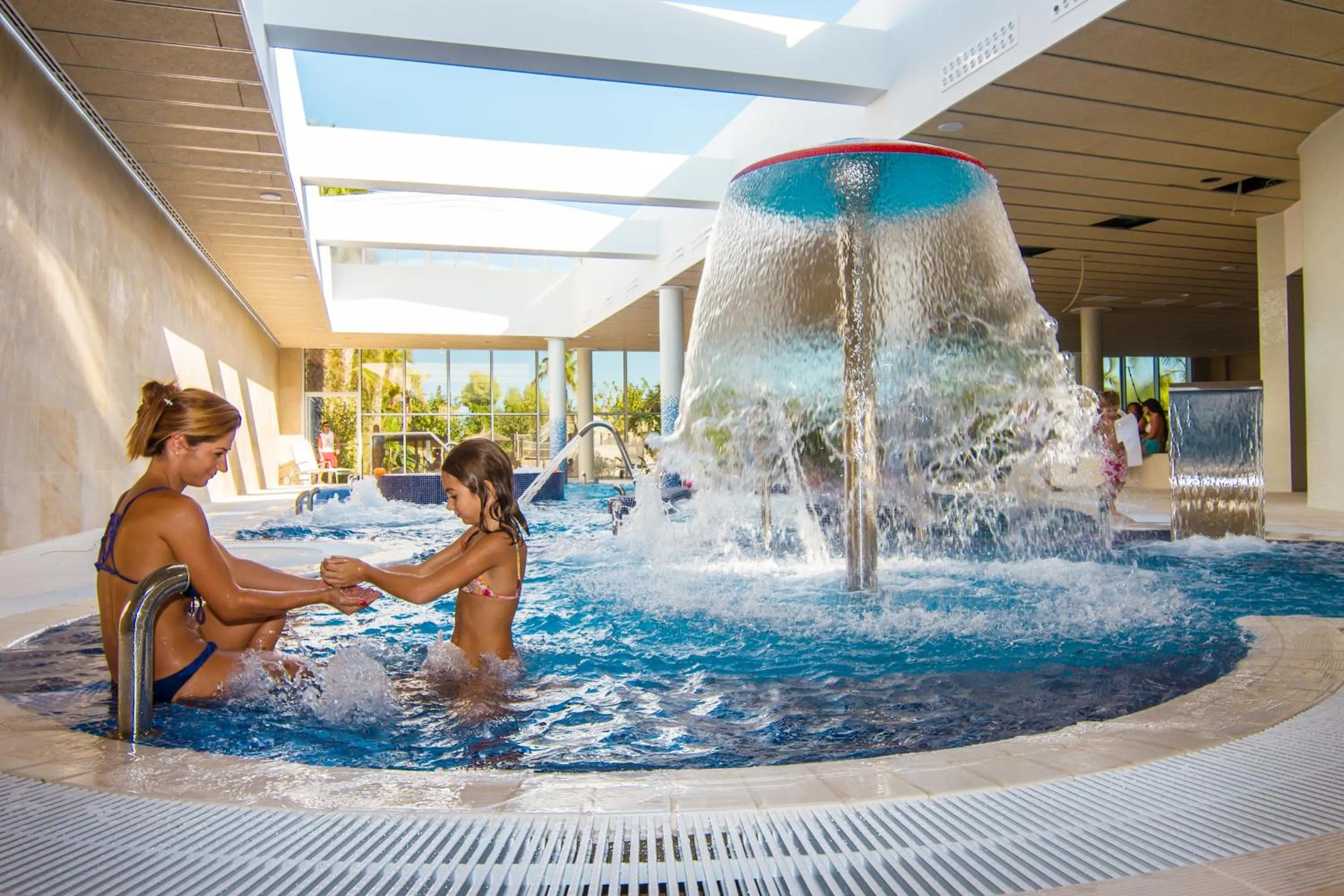 People in La Marina Resort