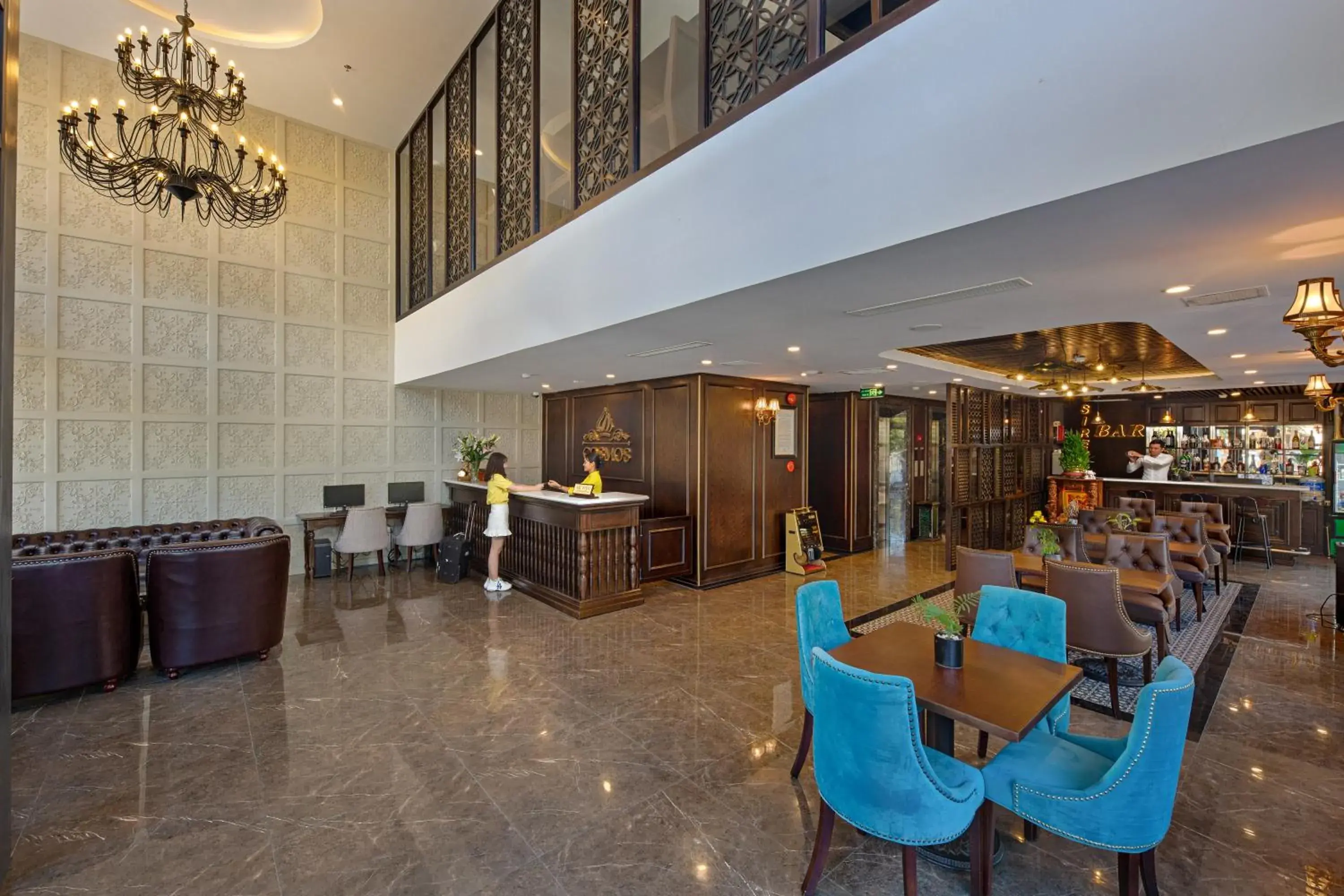 Lobby or reception in Cosmos Hotel Danang Lobby or reception in Cosmos Hotel Danang