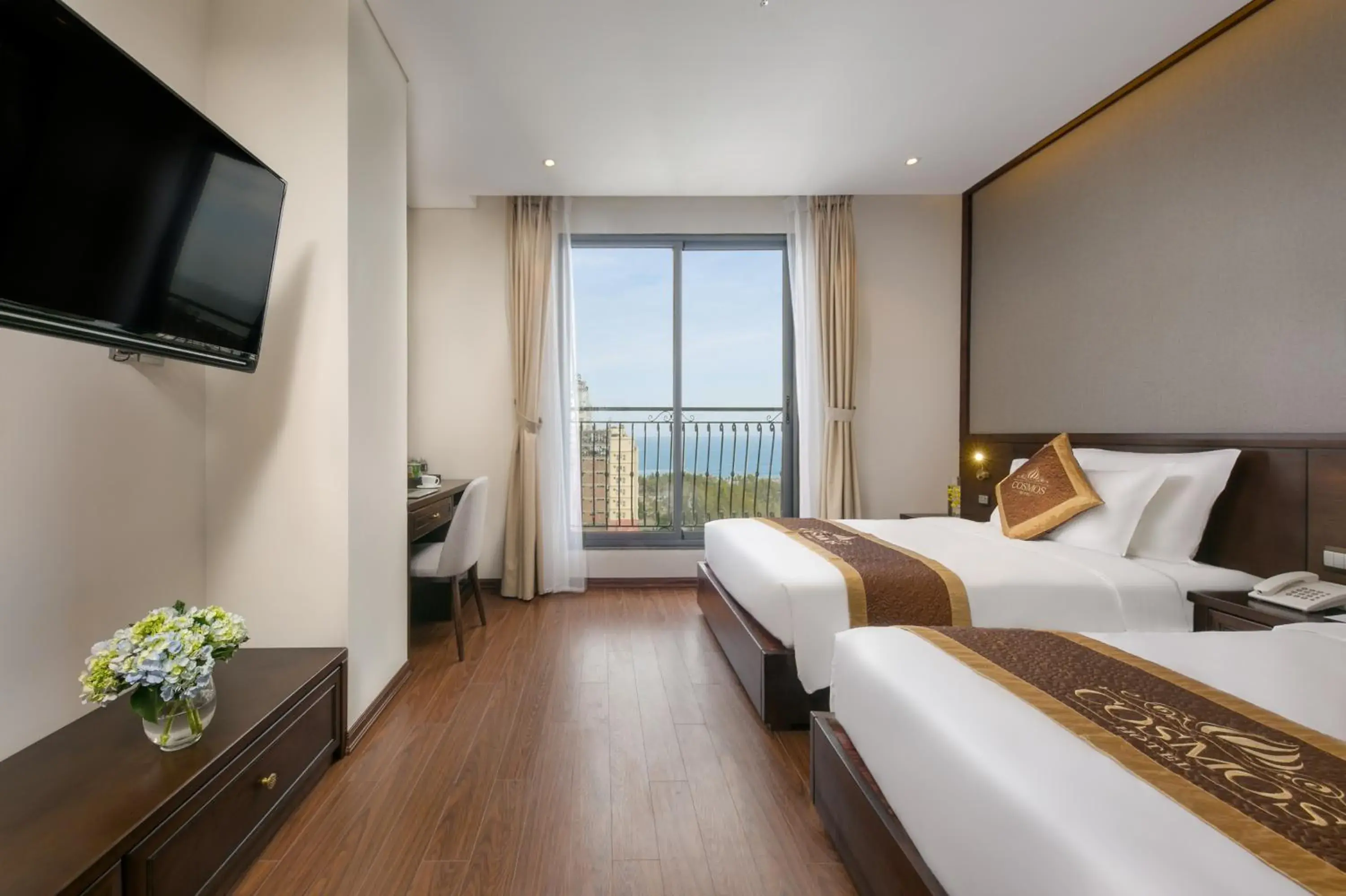 Photo of the whole room, Bed in Cosmos Hotel Danang Photo of the whole room, Bed in Cosmos Hotel Danang