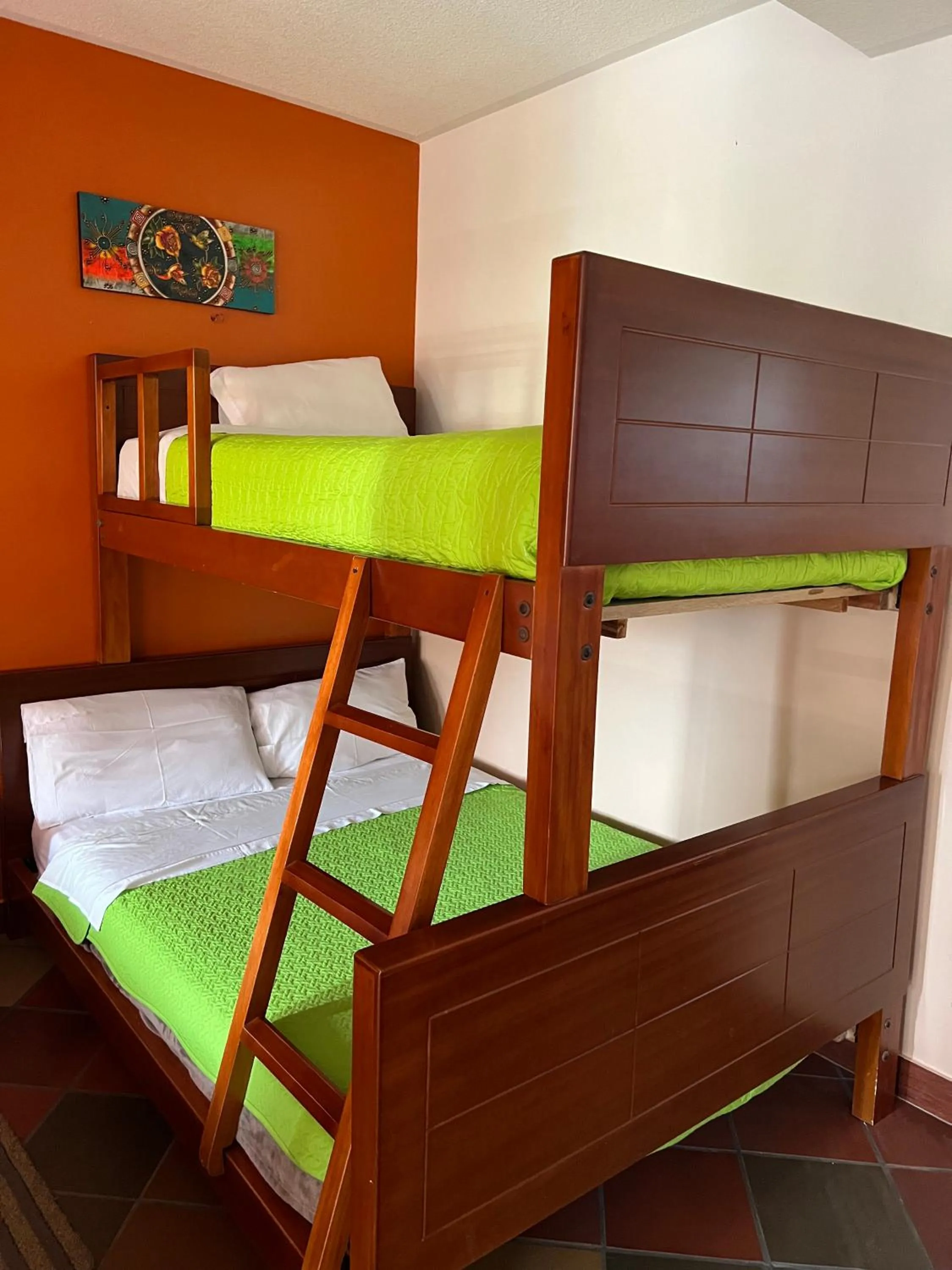 Bed in Hostal Alpachaca - New Quito Airport