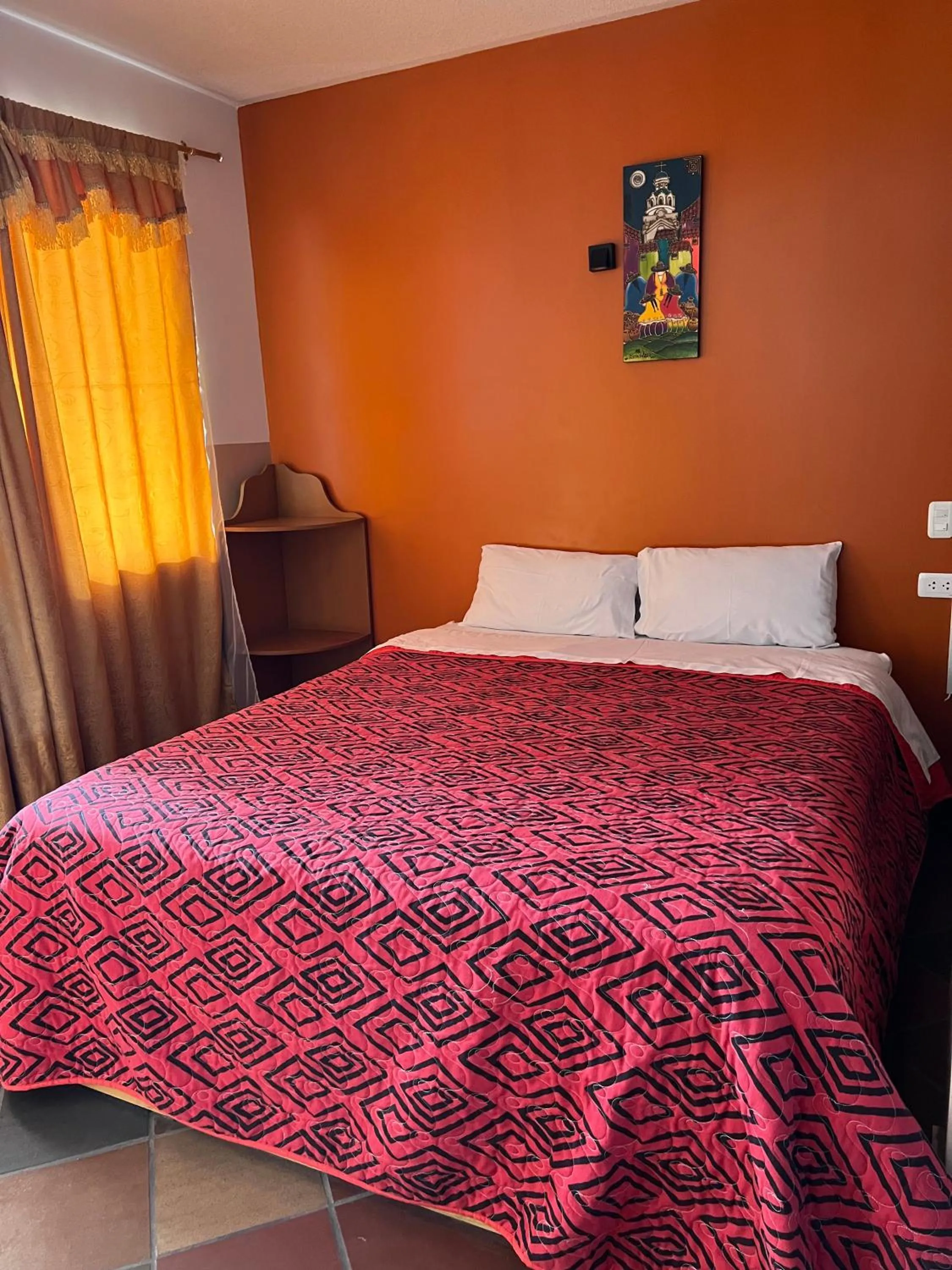 Bed in Hostal Alpachaca - New Quito Airport