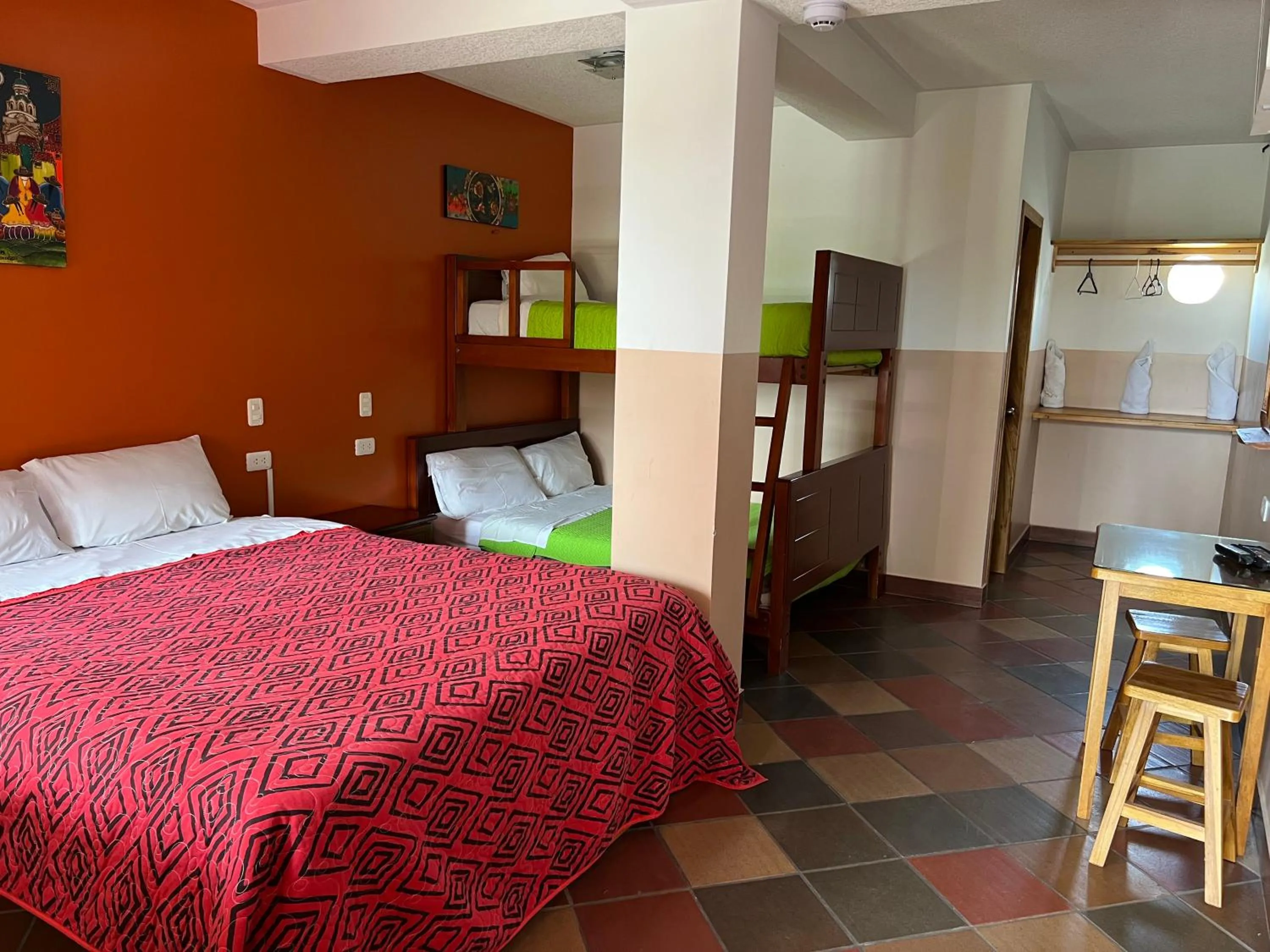 Bed in Hostal Alpachaca - New Quito Airport