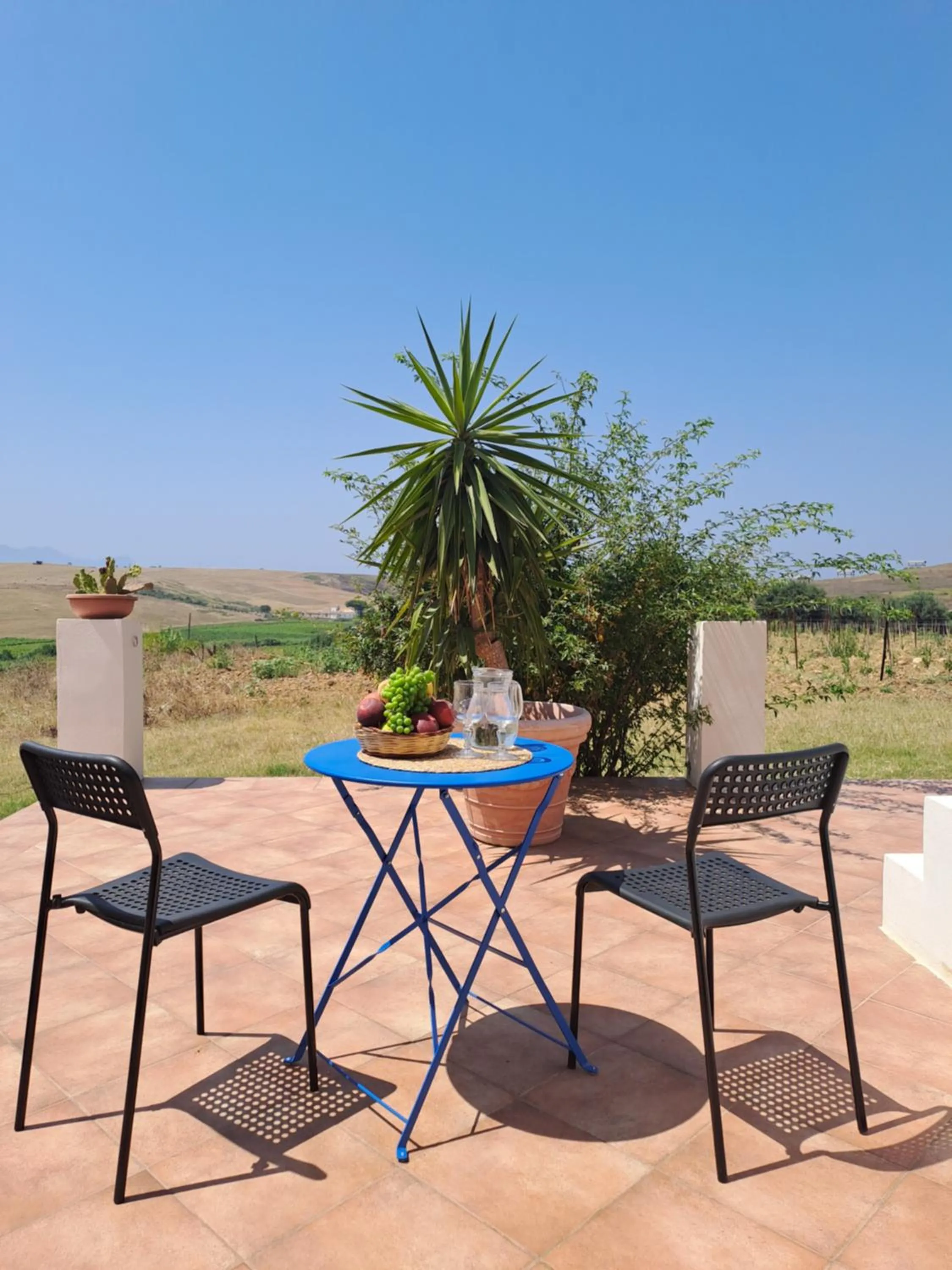 Patio in Fattoria Manostalla Villa Chiarelli