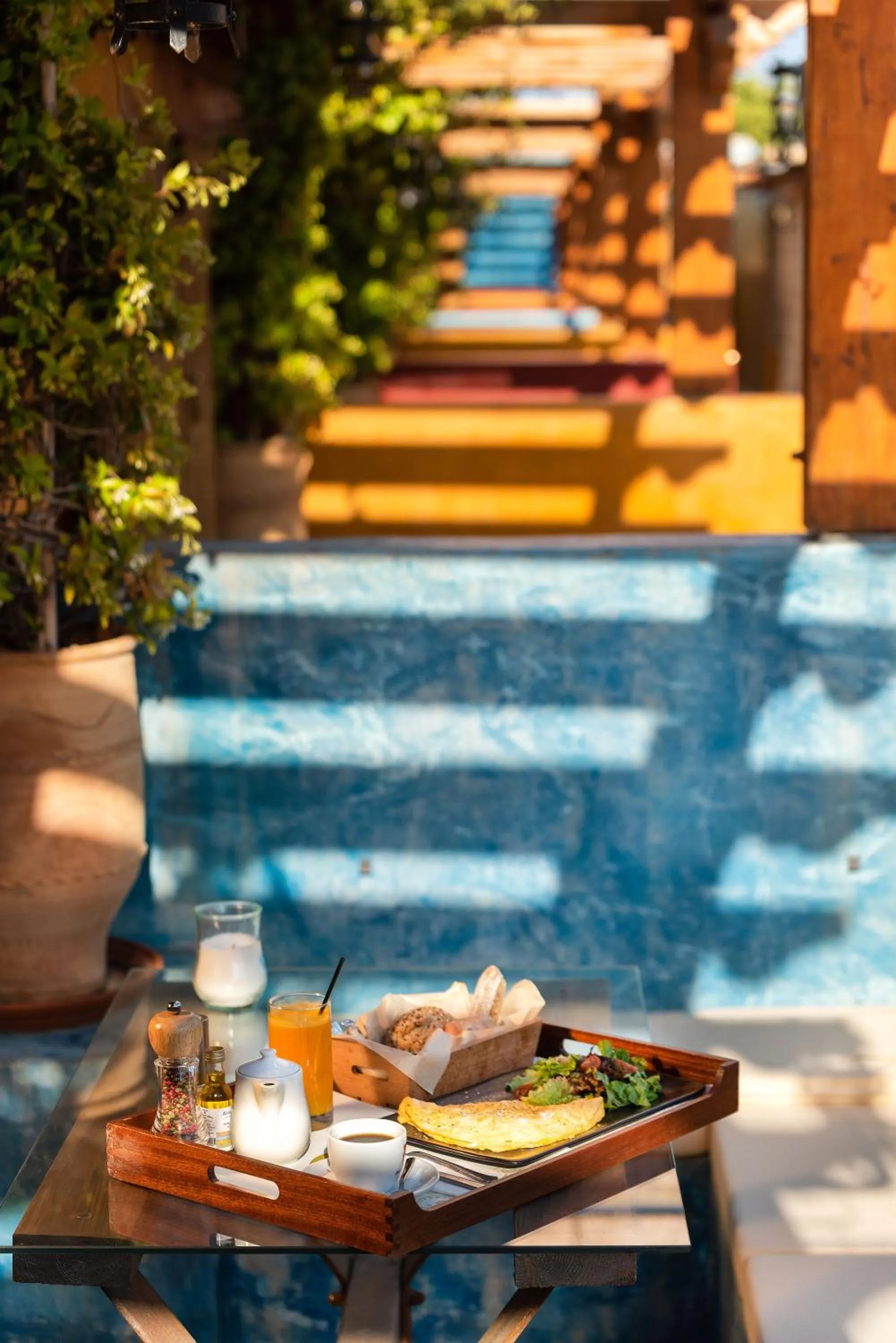 Balcony/Terrace in 10GR Boutique Hotel & Wine Bar