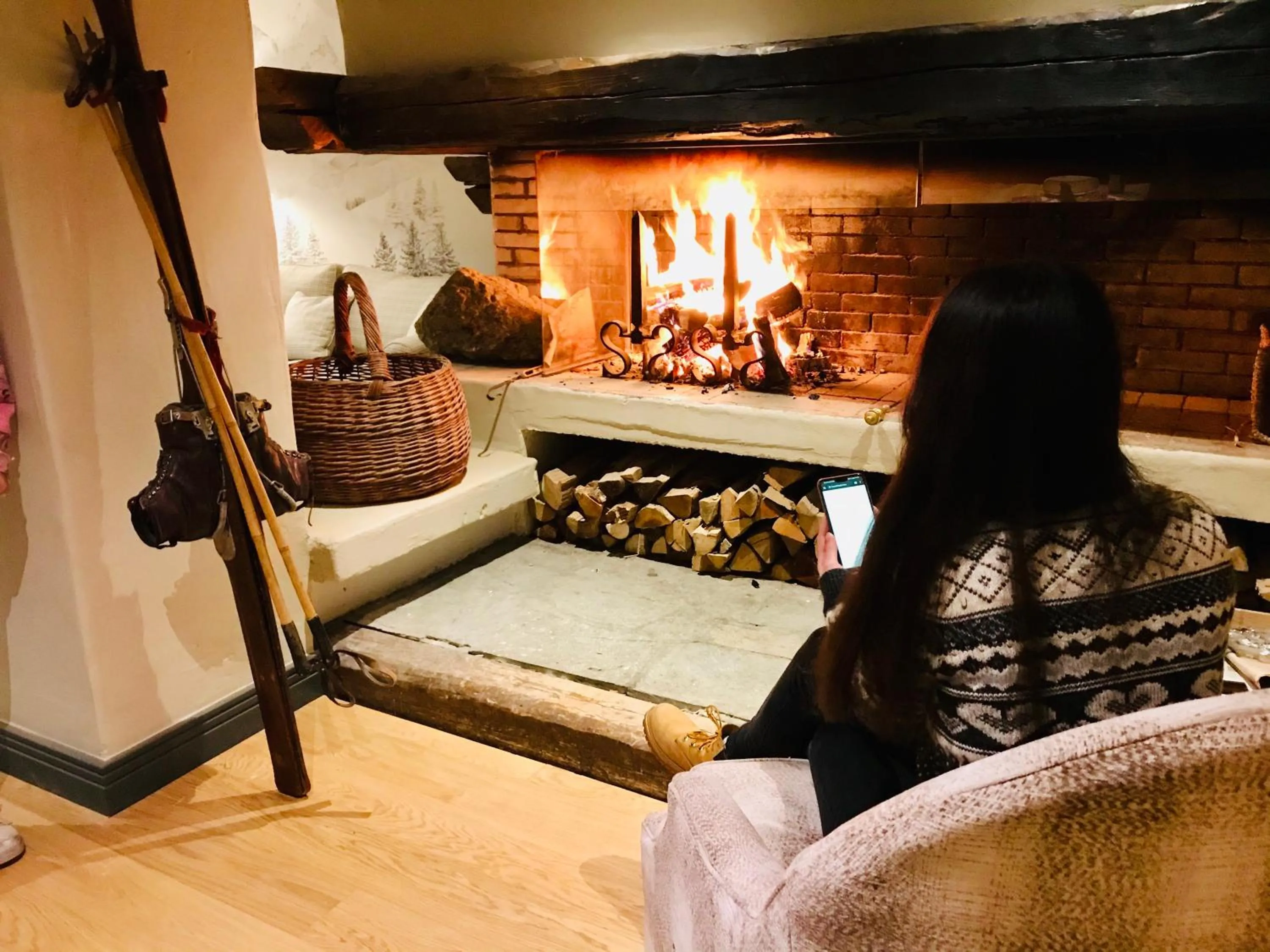 Area and facilities, Bed in Grand Hôtel Courchevel 1850