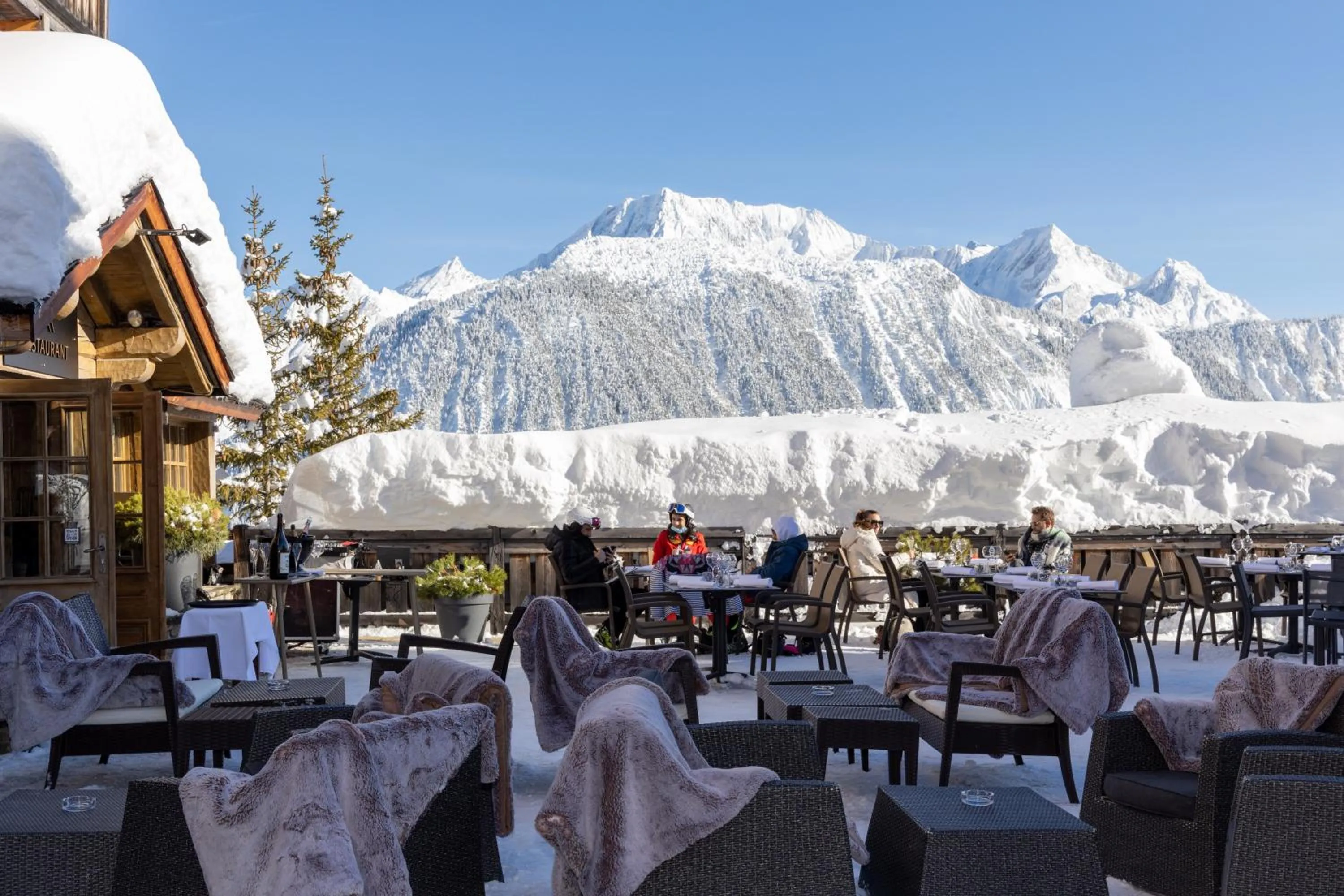 Patio in Grand Hôtel Courchevel 1850