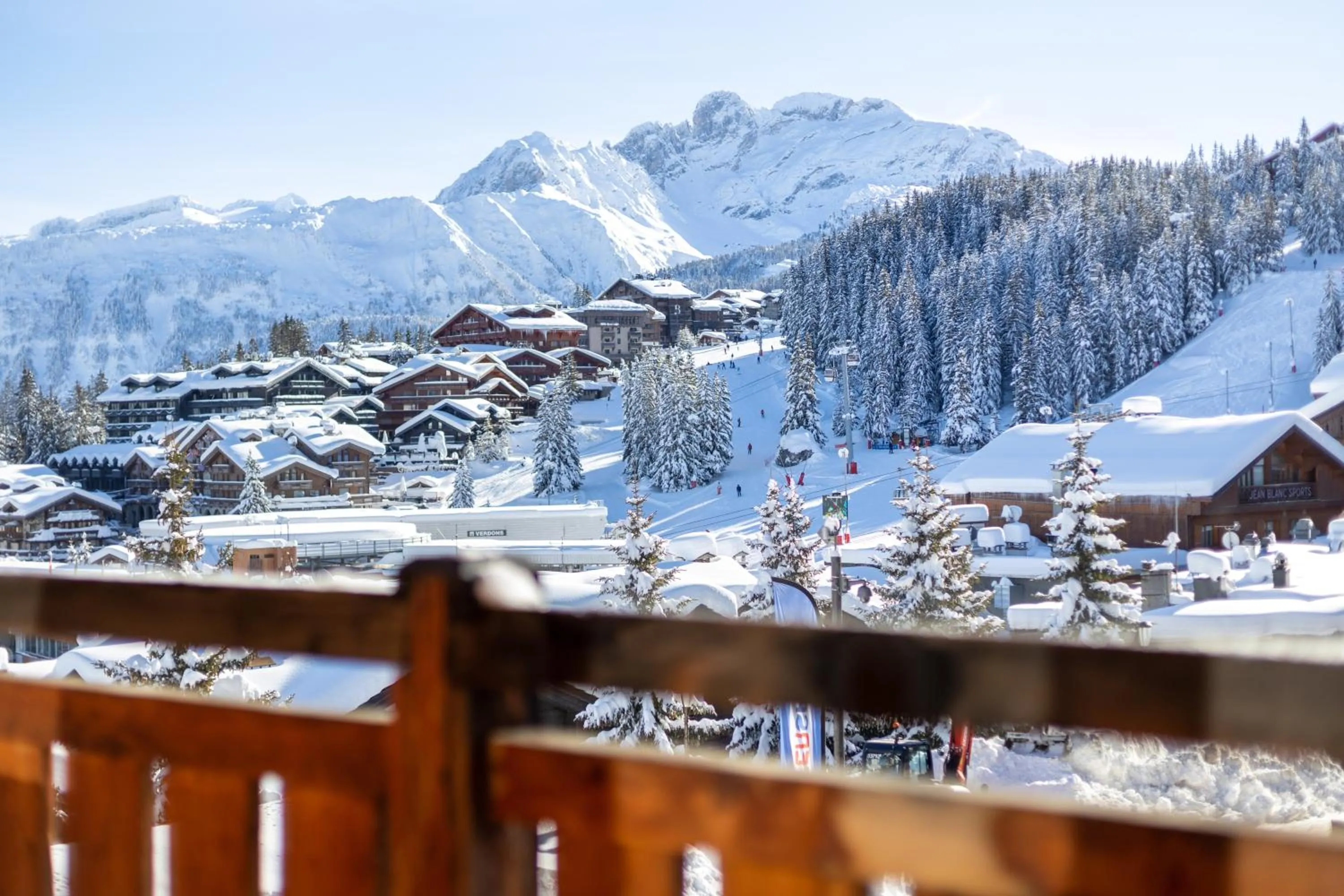 View (from property/room) in Grand Hôtel Courchevel 1850