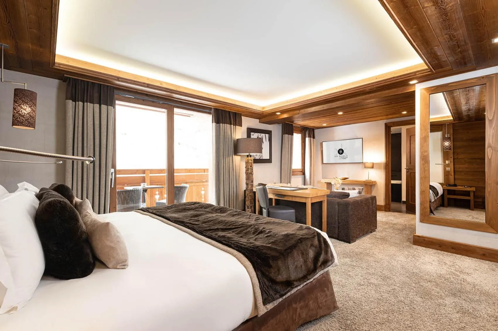 Photo of the whole room, Bed in Le Kaïla