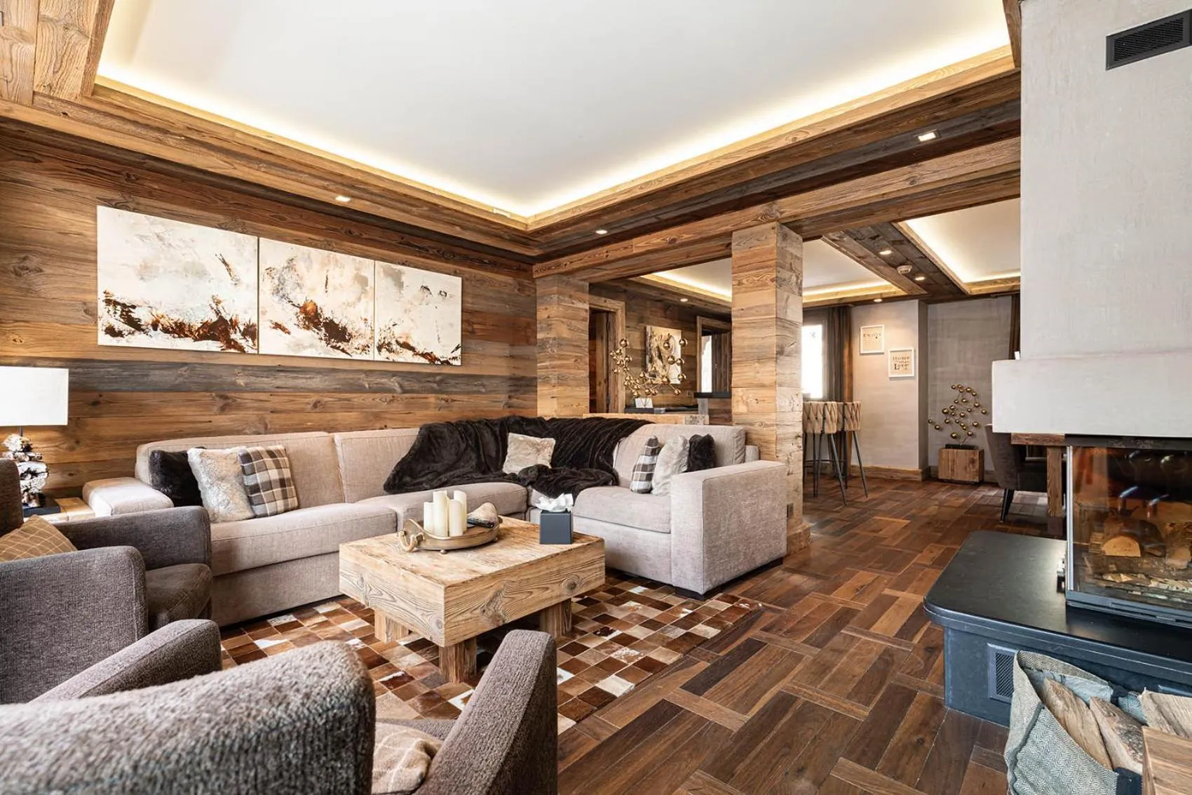 Living room in Le Kaïla