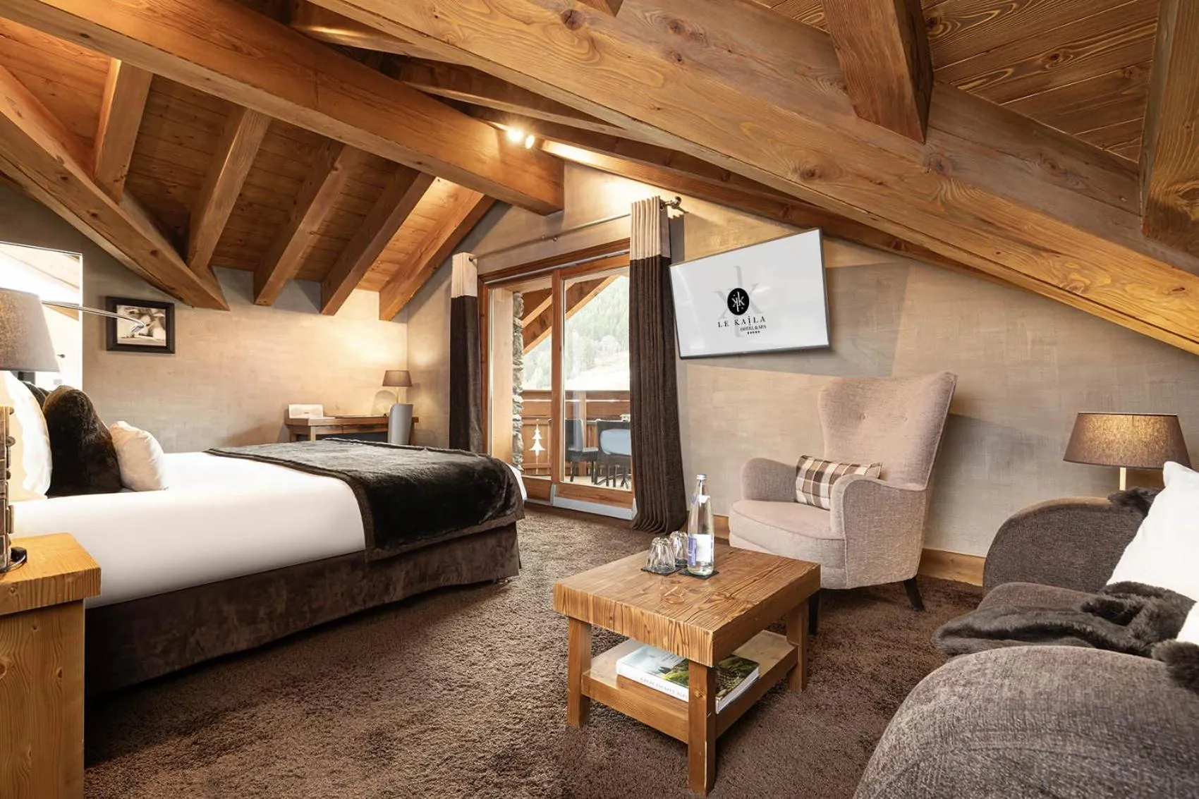 Photo of the whole room, Bed in Le Kaïla