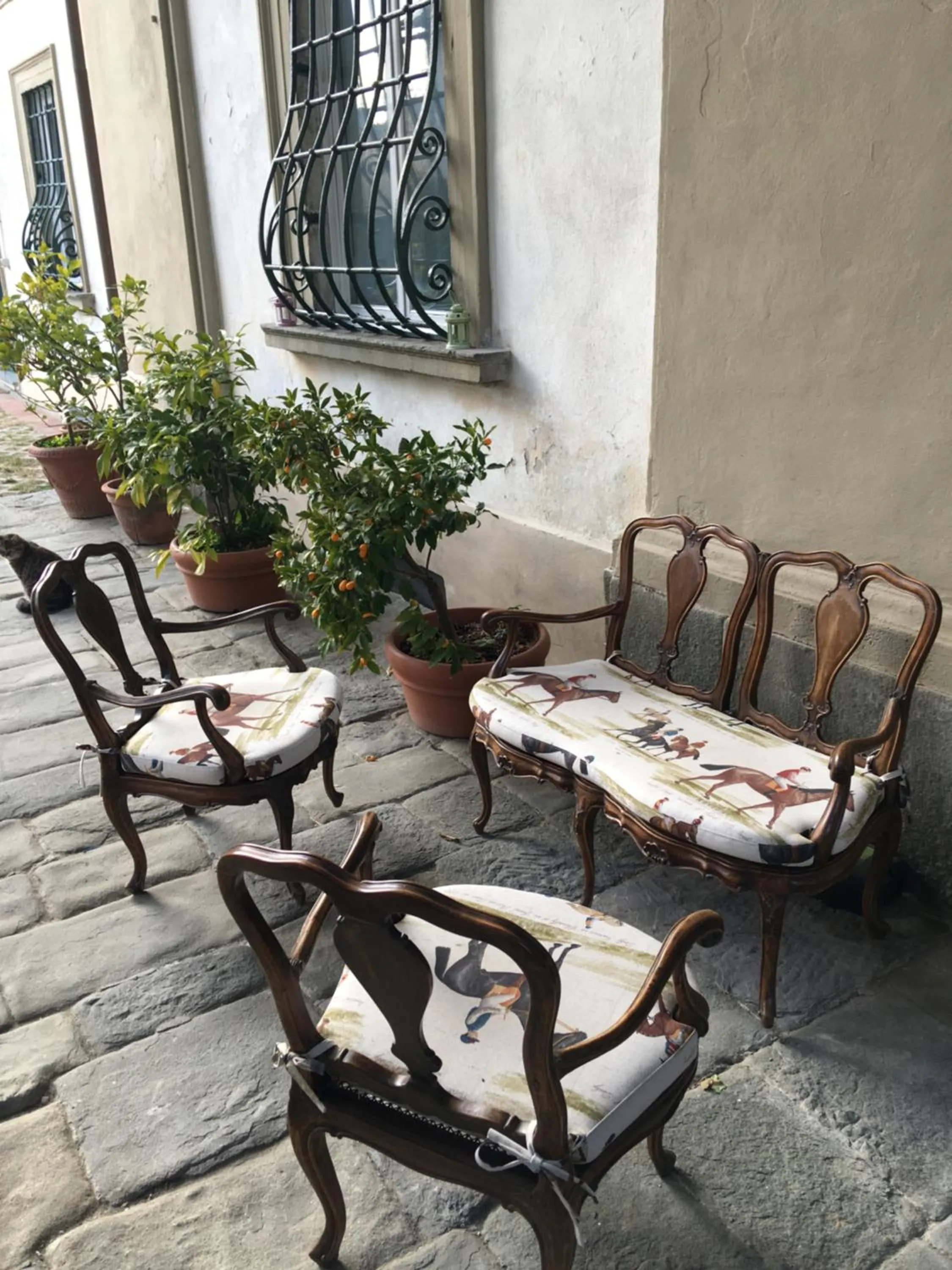 Patio in Villa La Dogana B&B di Charme - Historic Villa with a beautiful garden - private parking
