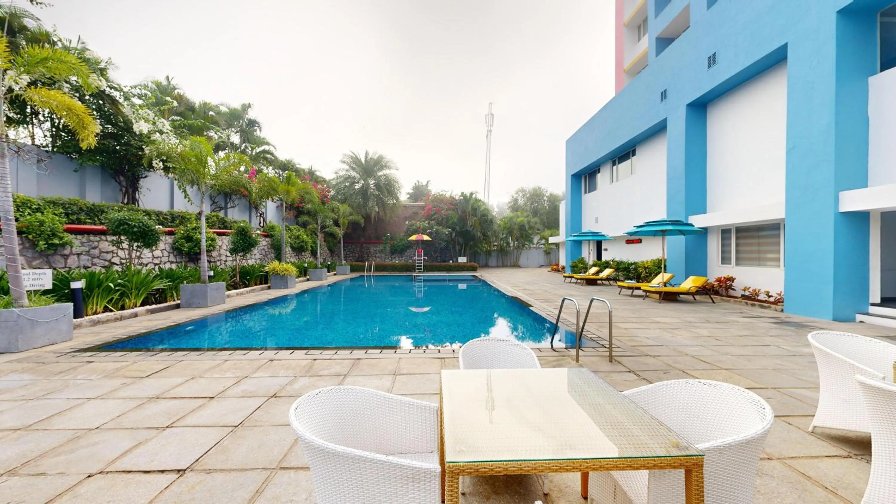 Swimming pool in Wonderla Resort