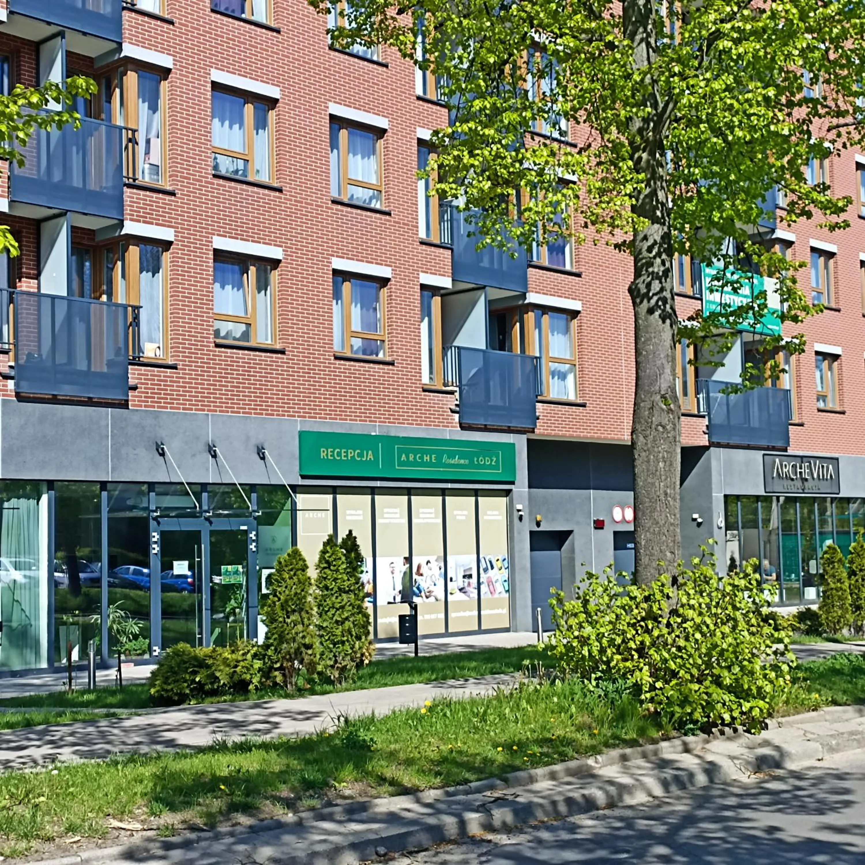 Property building in Arche Residence Łódź