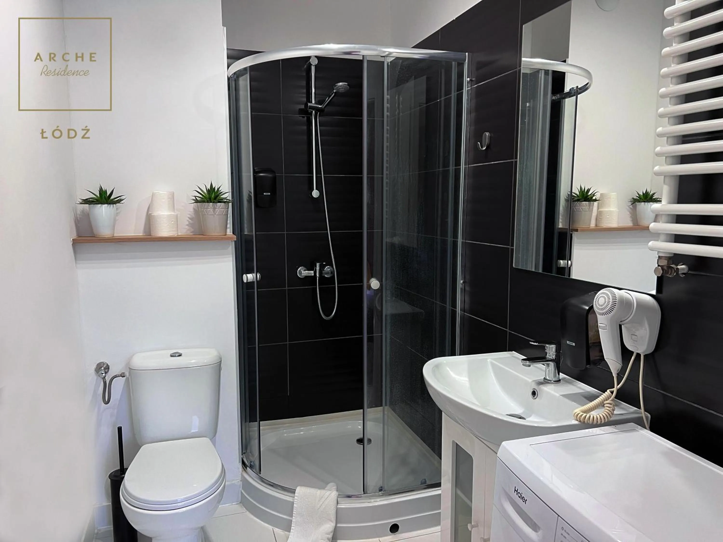 Shower in Arche Residence Łódź