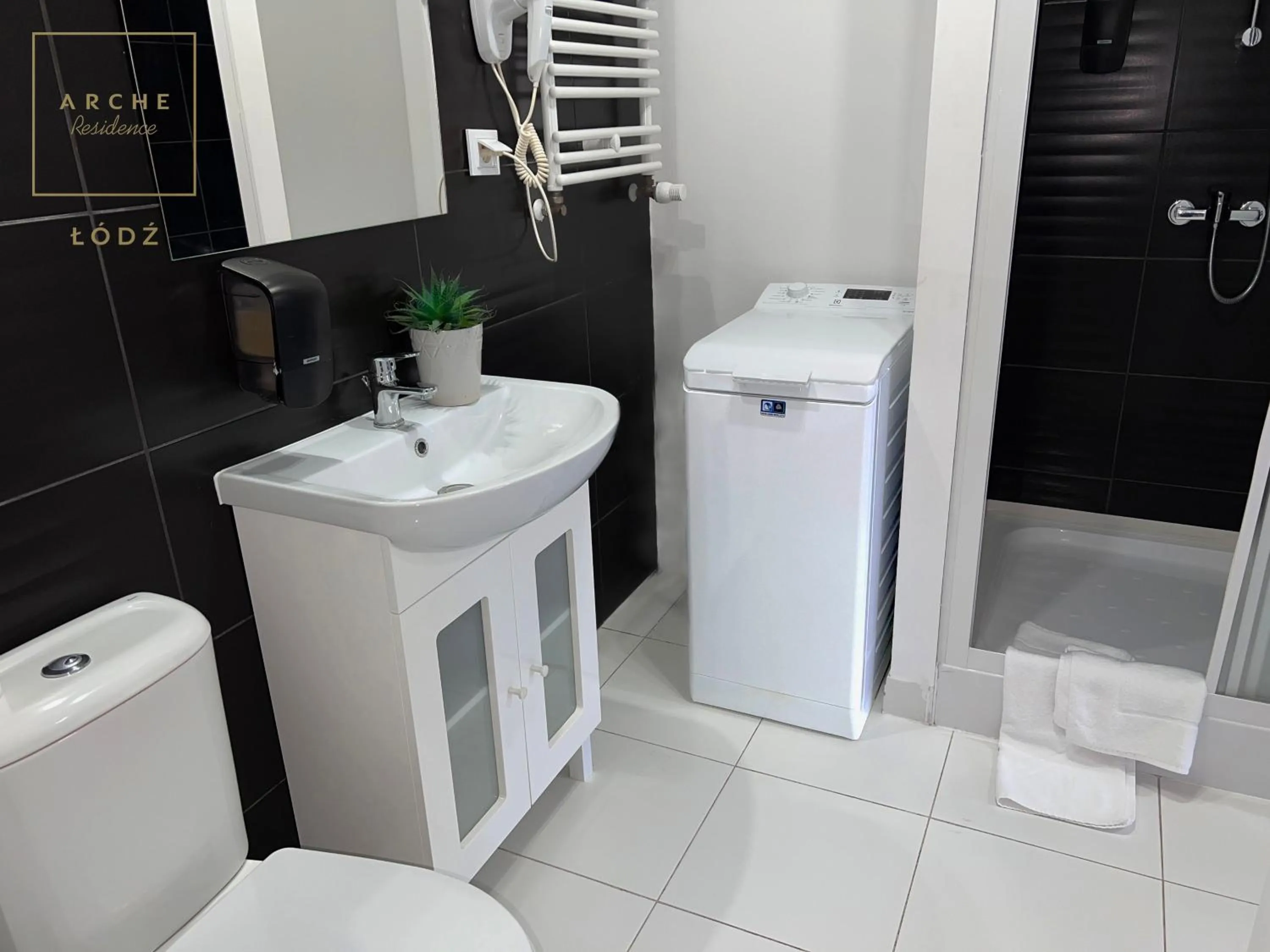 Toilet in Arche Residence Łódź