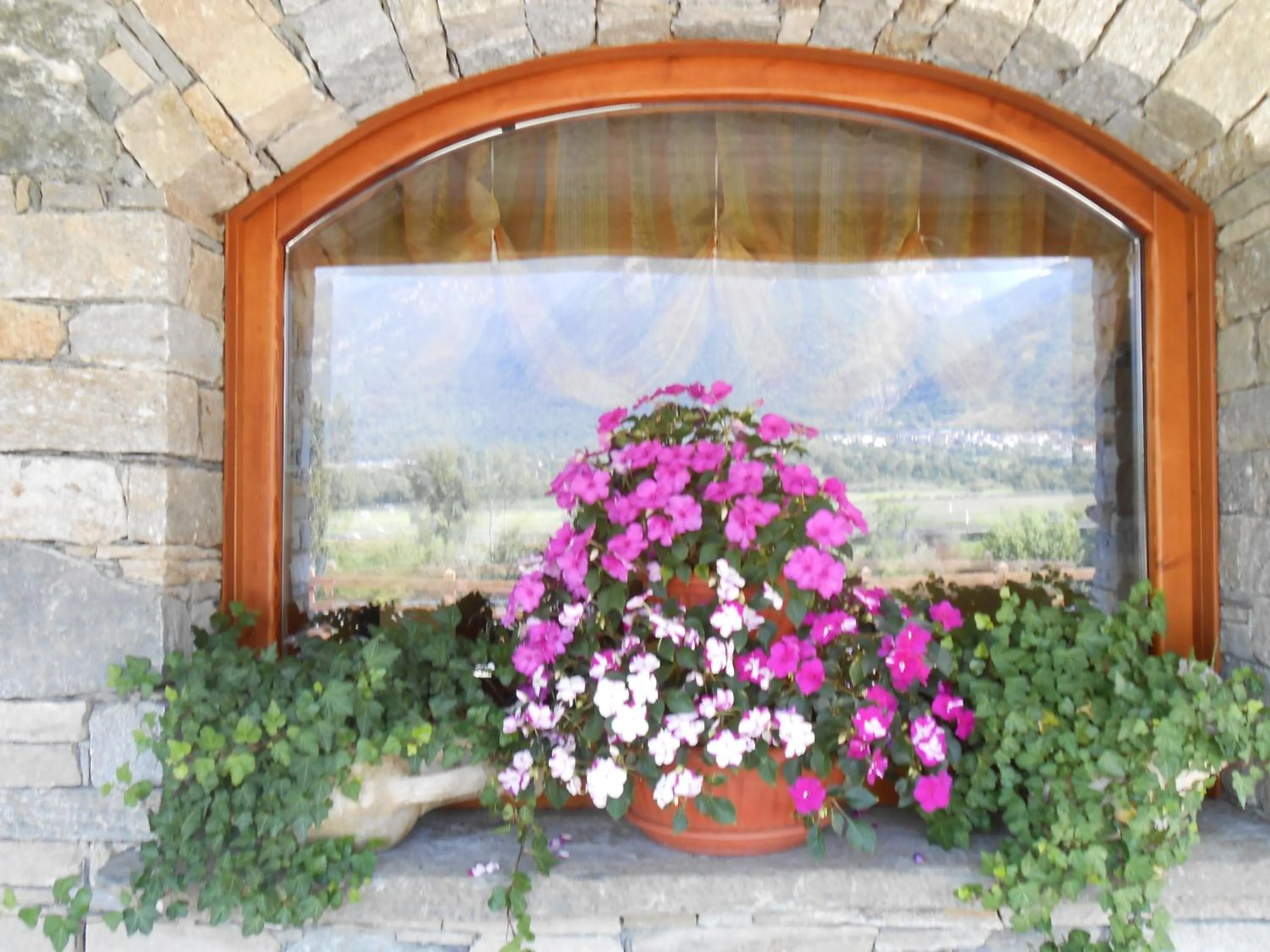 Decorative detail in Affittacamere Les Noyers