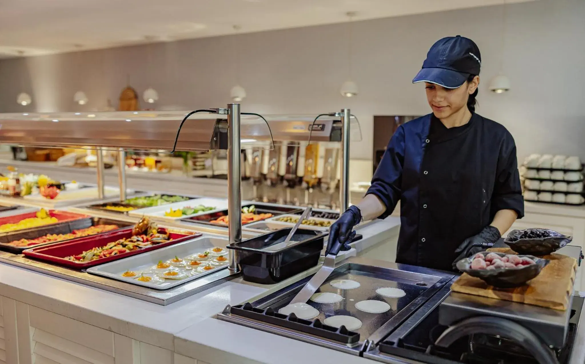 Buffet breakfast in Tasia Maris Oasis Buffet breakfast in Tasia Maris Oasis