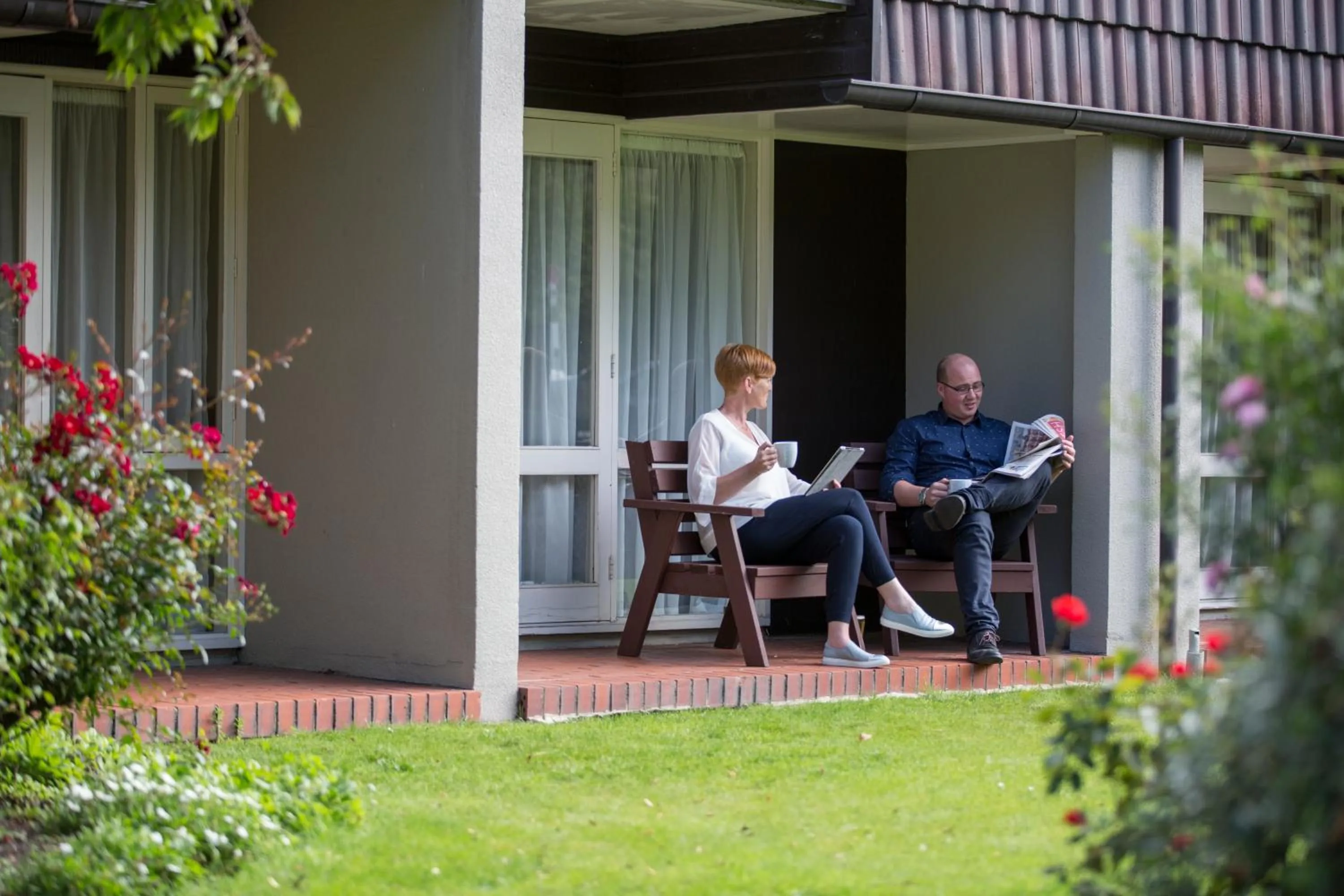 Patio in Dunedin Leisure Lodge - Distinction