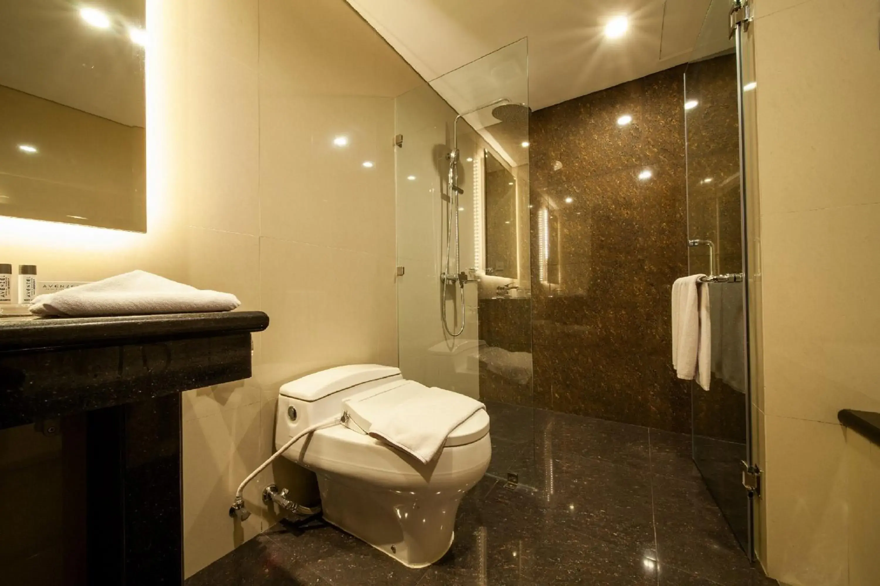 Bathroom in Avenzel Hotel & Convention Cibubur Bathroom in Avenzel Hotel & Convention Cibubur