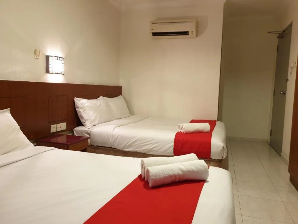 Bed in FULLY HOTEL JOHOR JAYA
