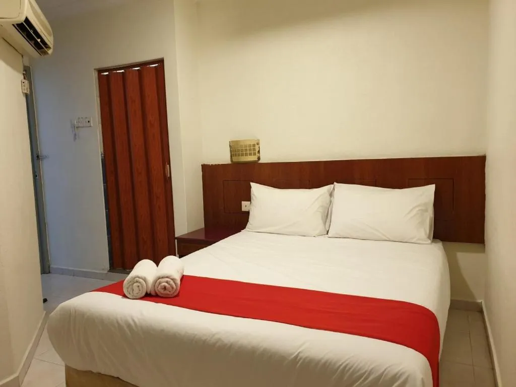 Bed in FULLY HOTEL JOHOR JAYA