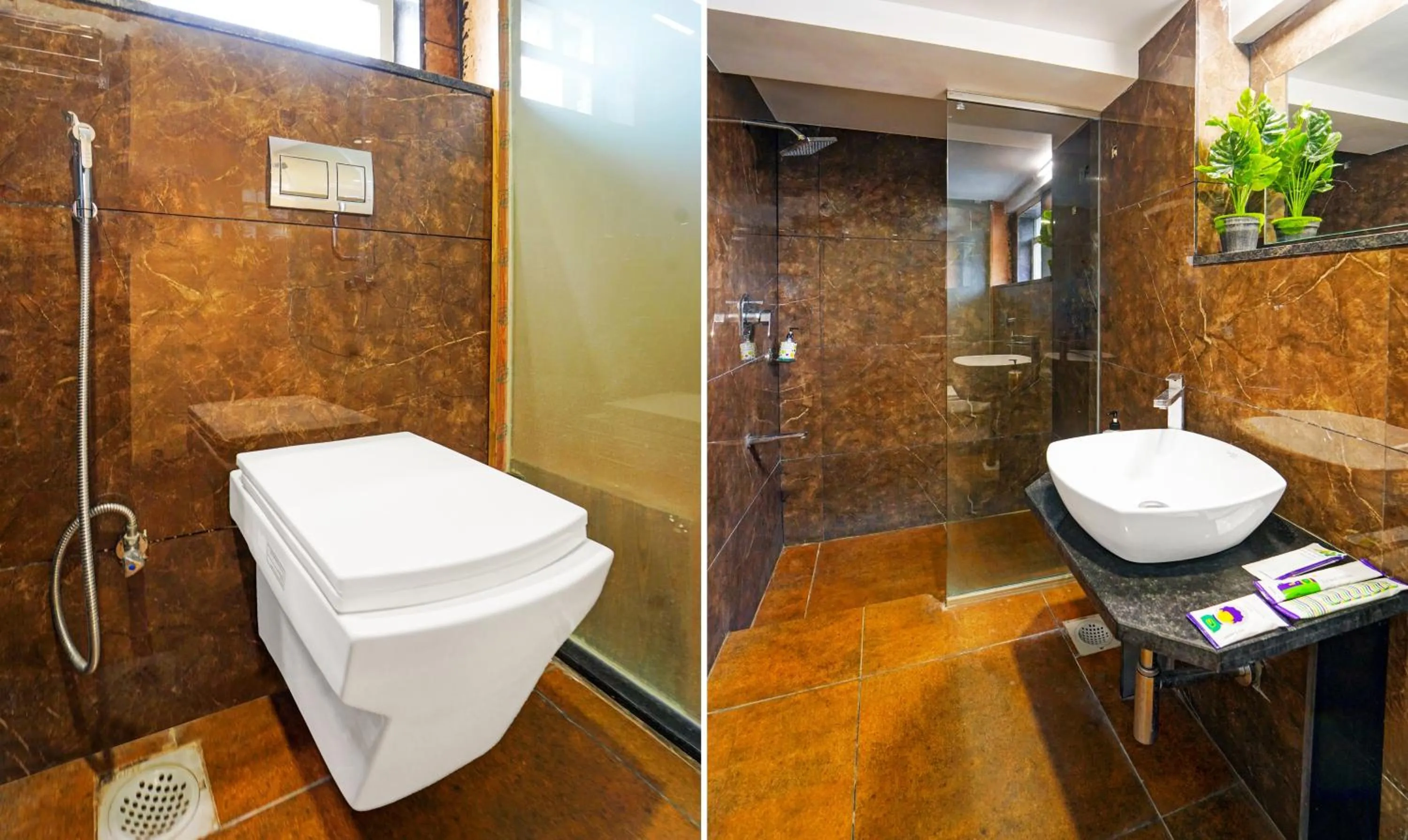 Toilet in Treebo Surya Comforts, 200 Mtrs From Kolhapur Railway Station