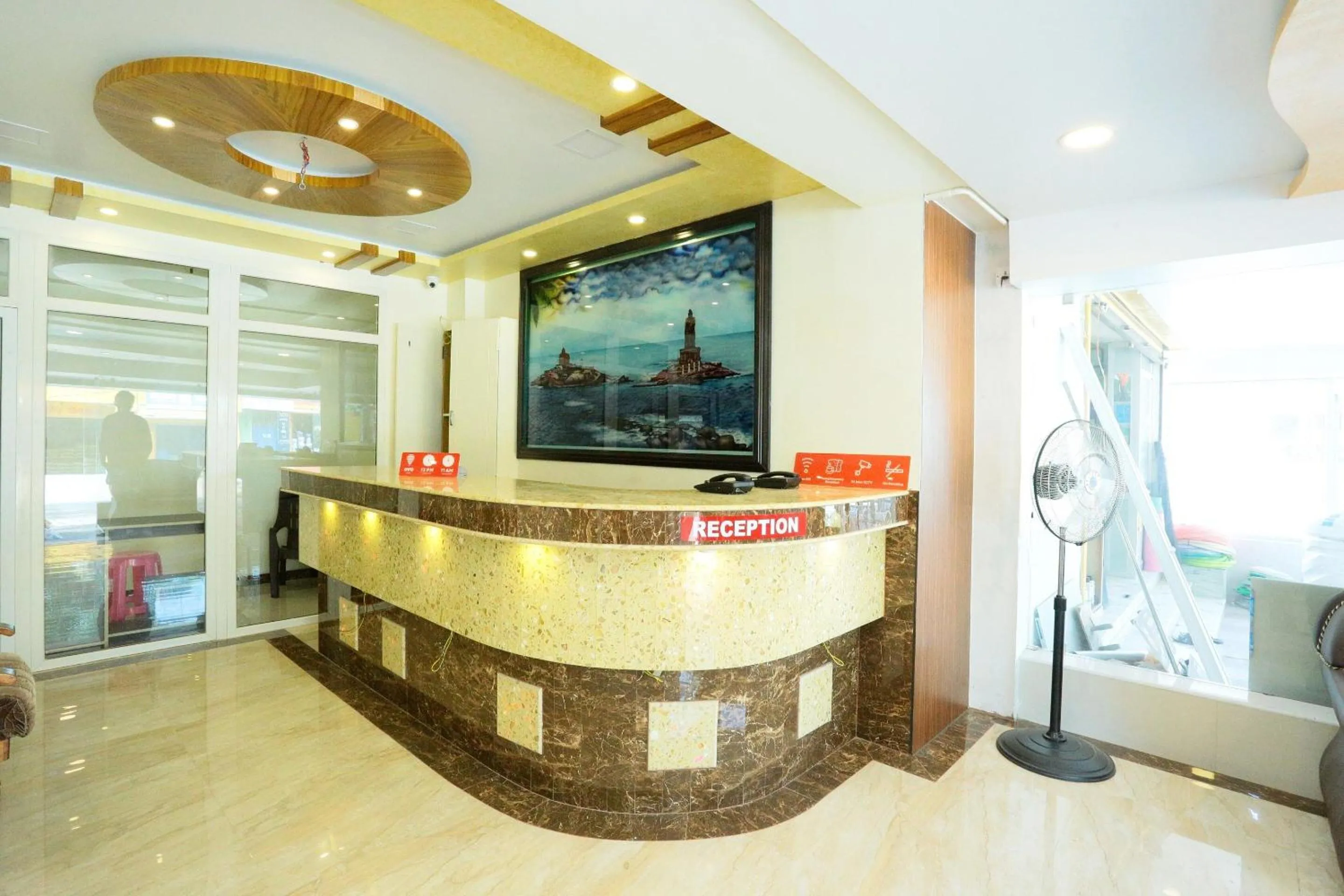 Lobby or reception in Hotel Jeyam