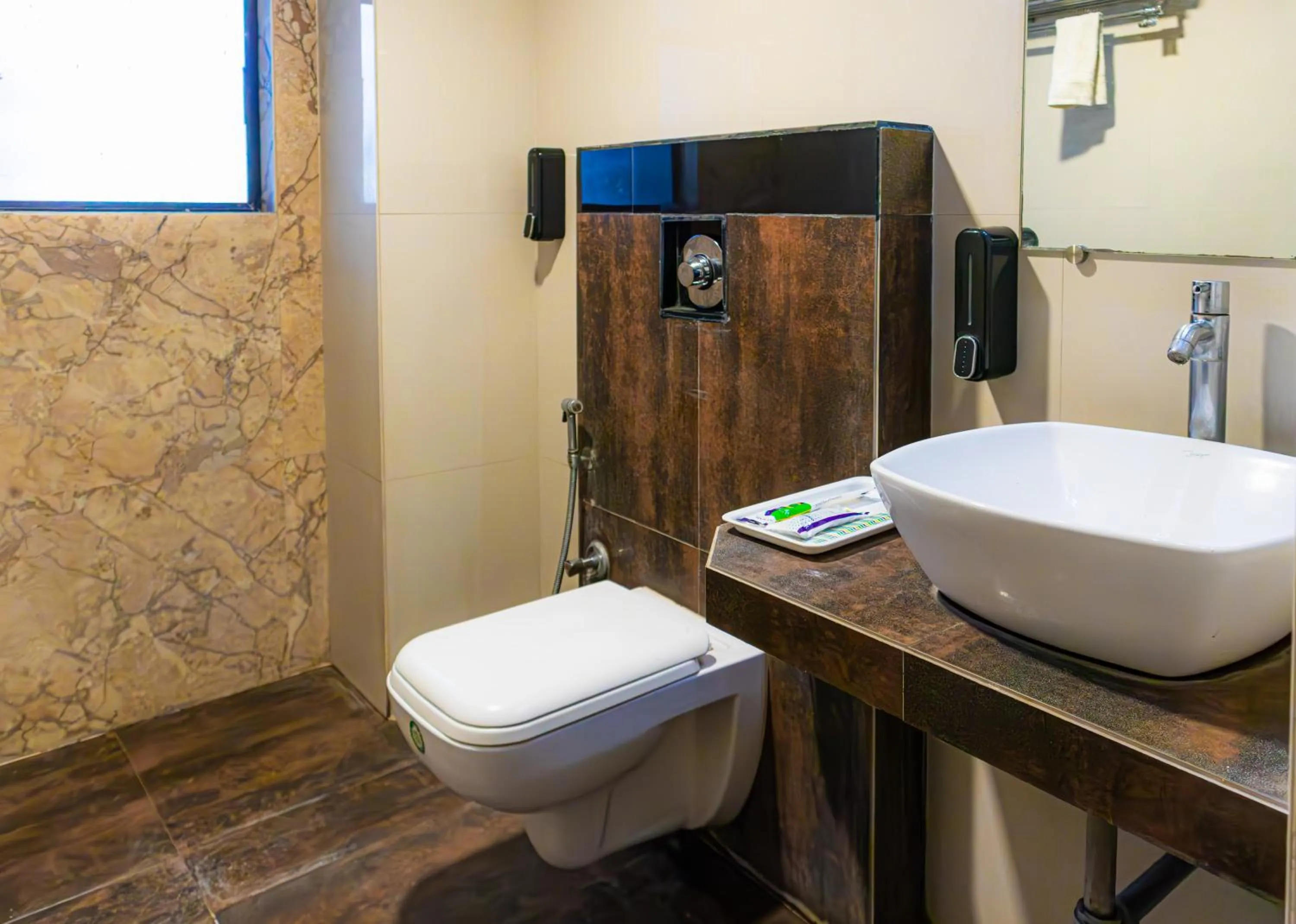 Bathroom in Treebo The Blue Roof