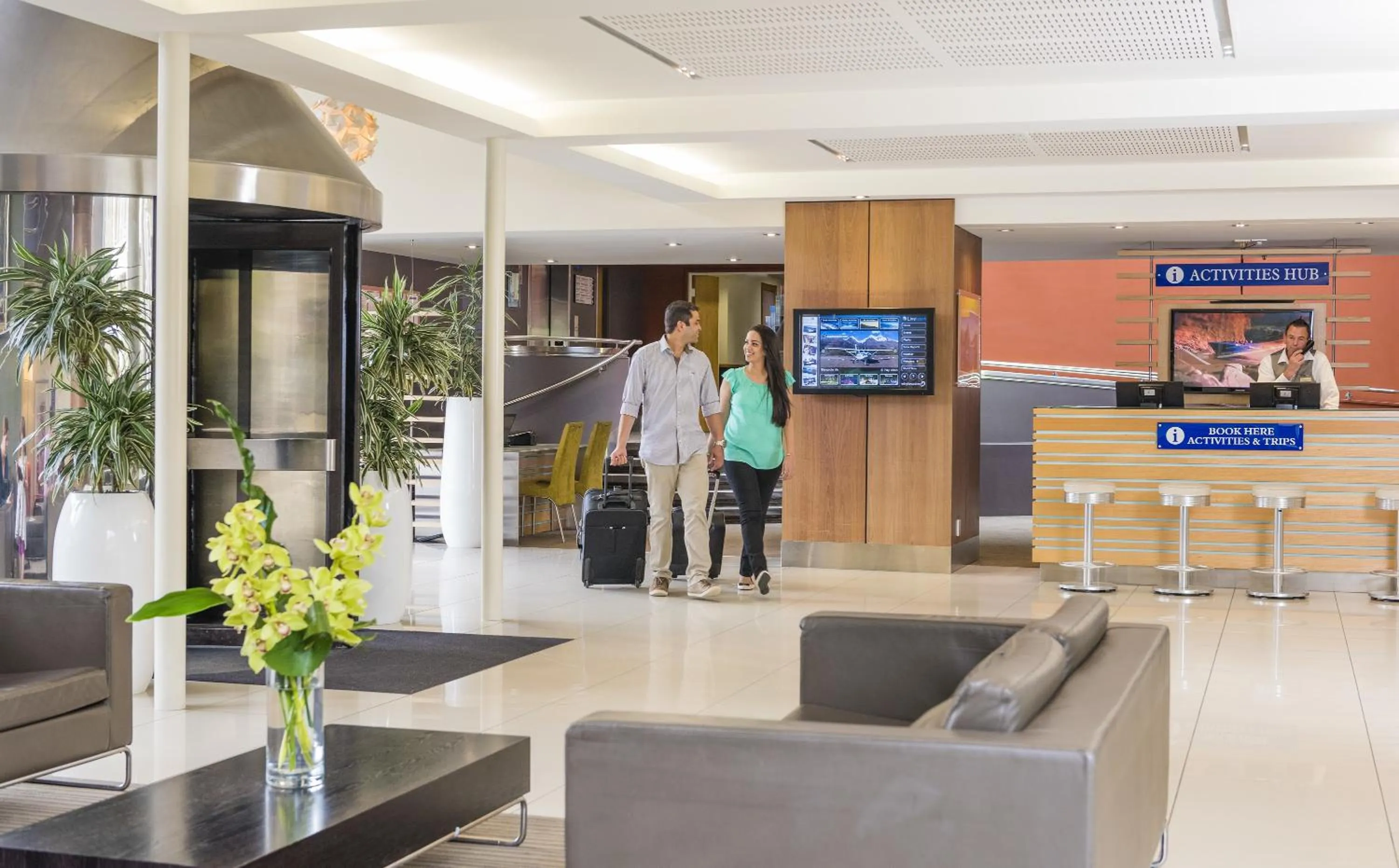 Lobby or reception in Novotel Queenstown Lakeside