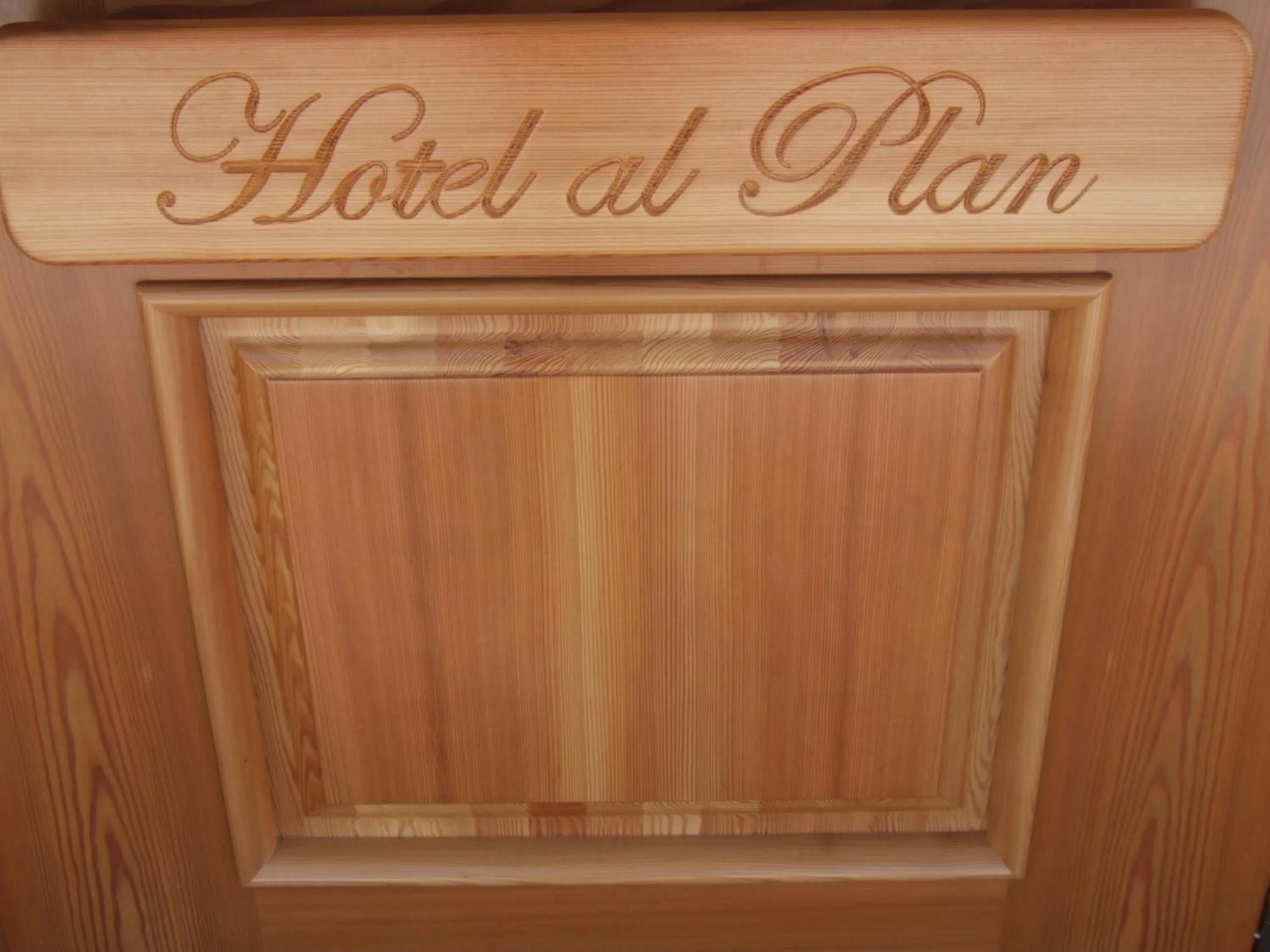 Decorative detail in Hotel Al Plan Andalo