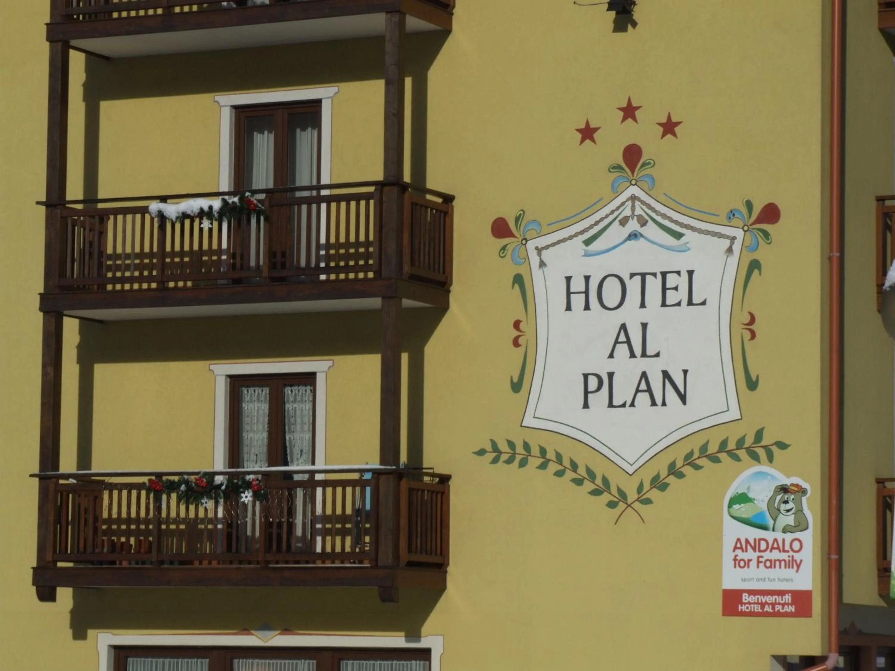 Decorative detail in Hotel Al Plan Andalo