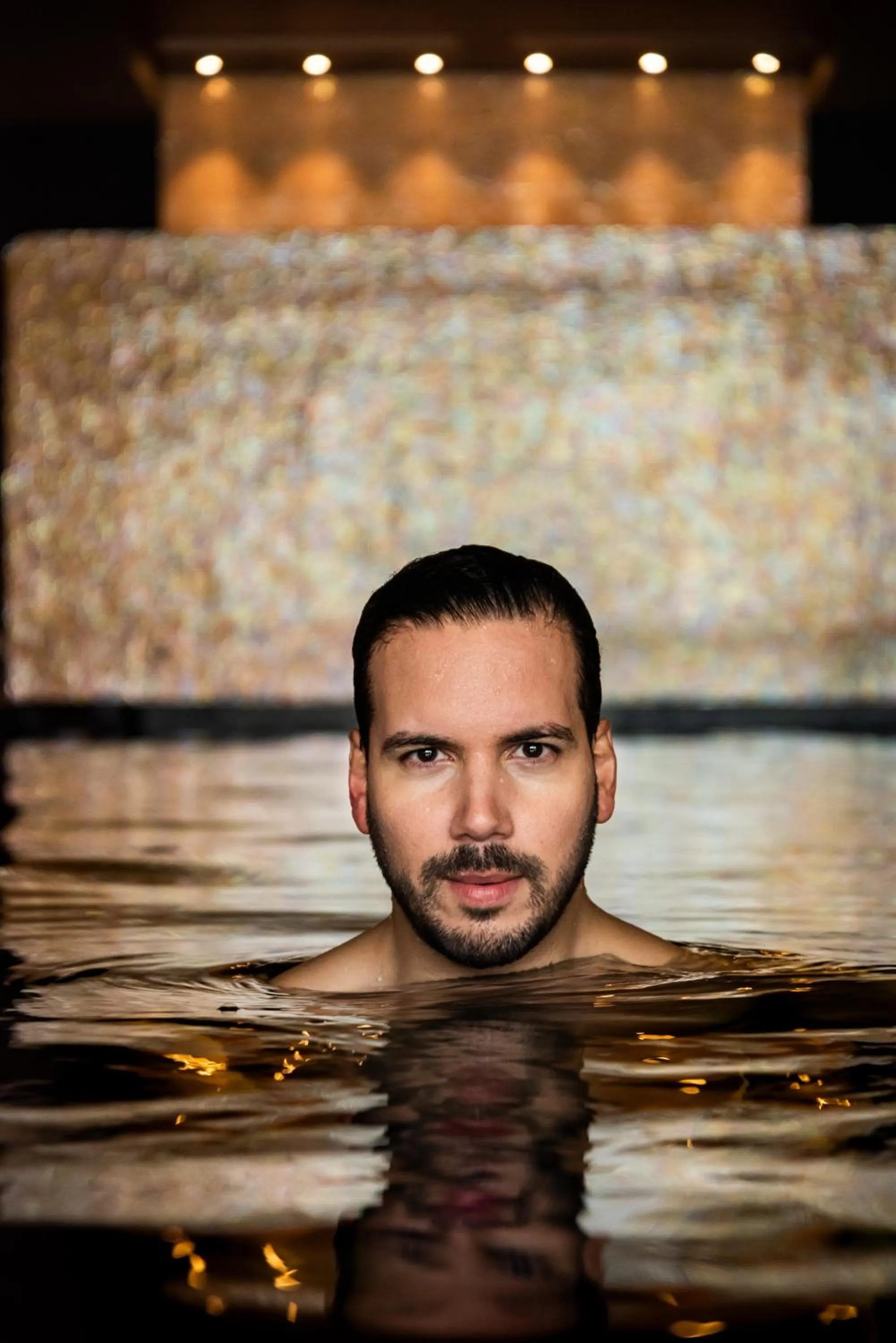 Pool view in Hilton Bogota Corferias