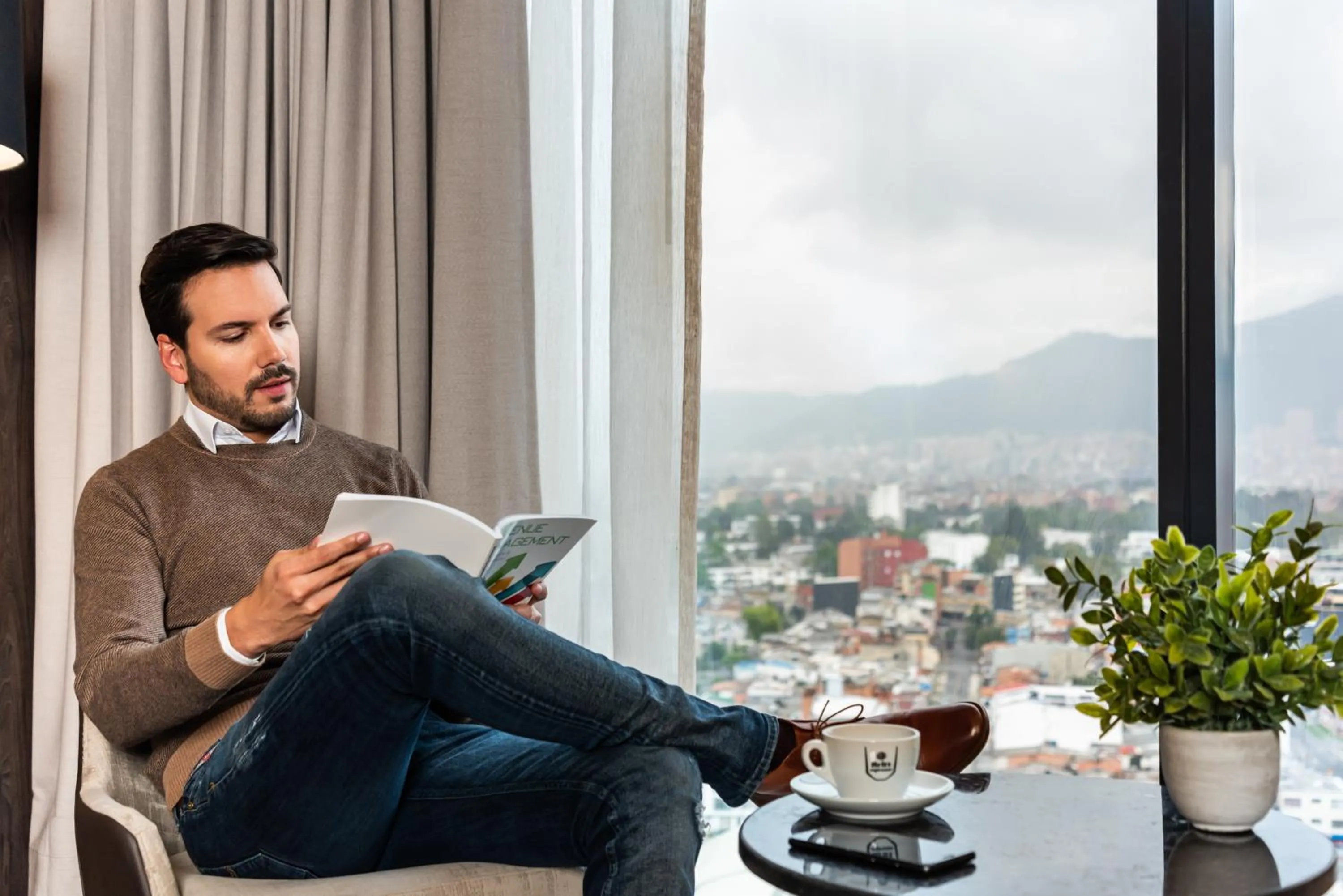 Landmark view in Hilton Bogota Corferias