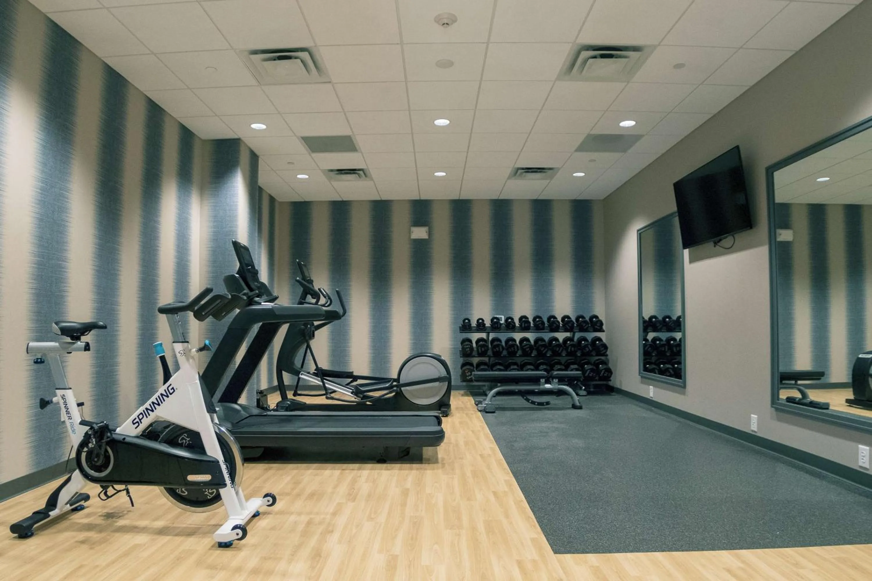 Fitness centre/facilities in Hilton Garden Inn Spartanburg