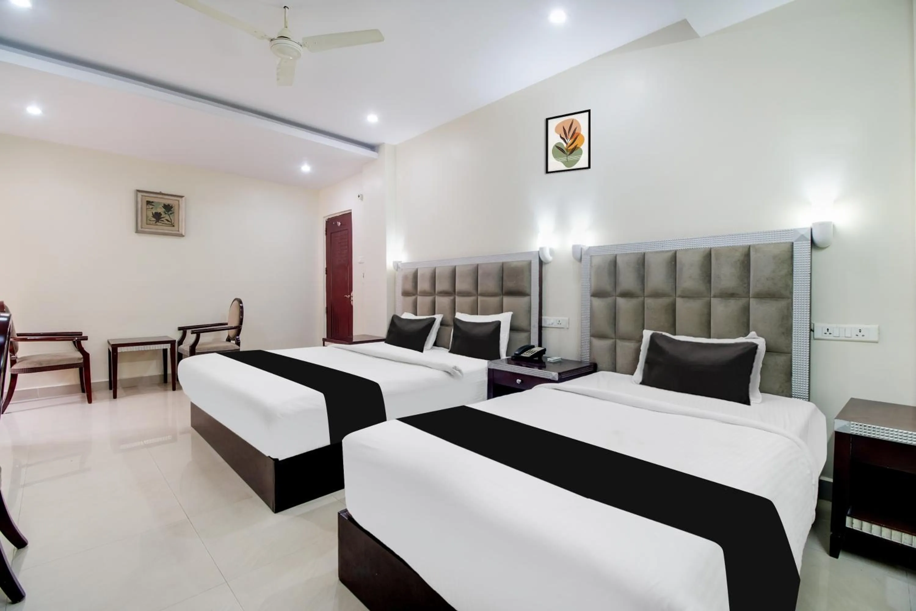 Bedroom, Bed in Super Townhouse Gajuwaka Near CMR Mall