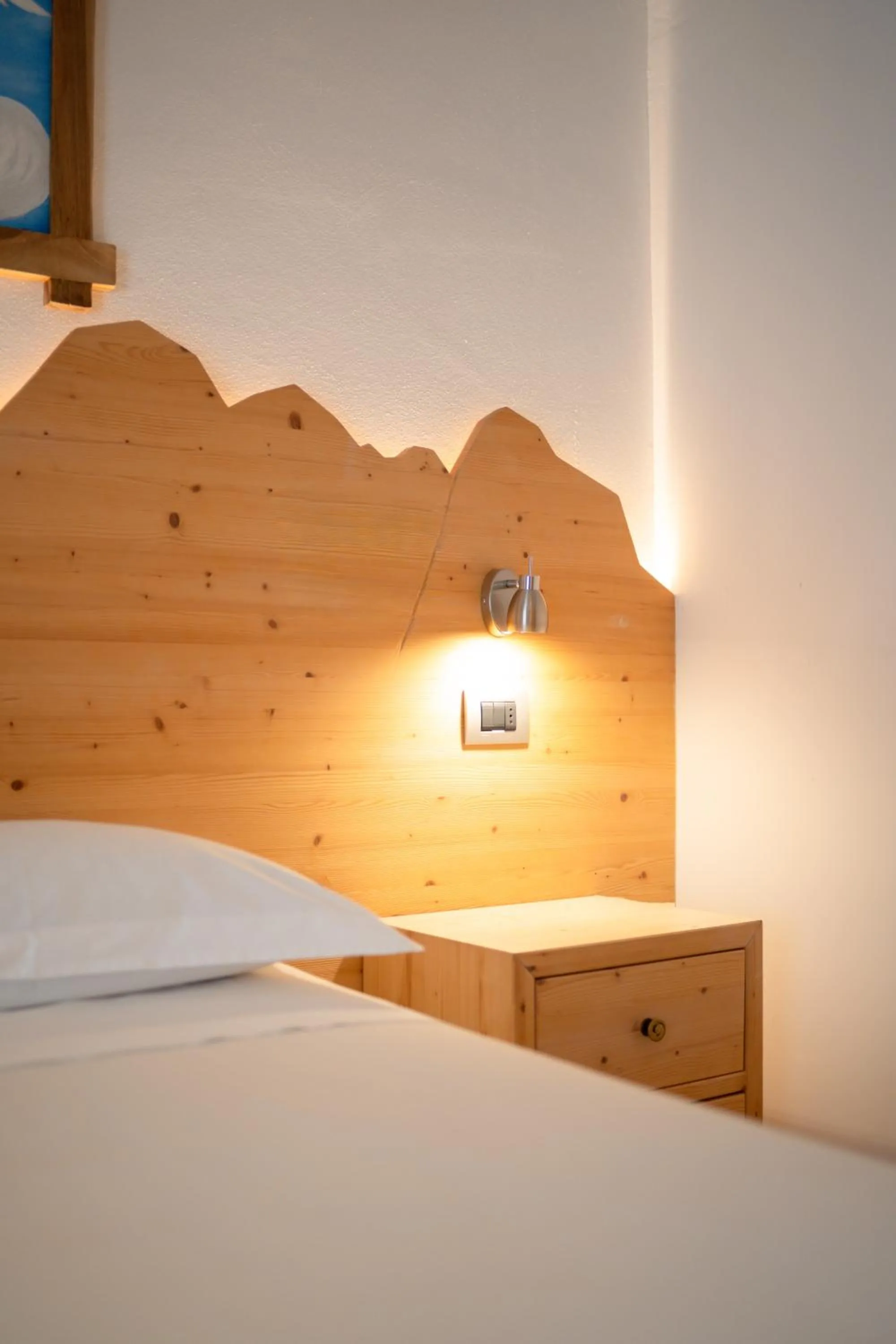 Bed in Hotel Orso Grigio