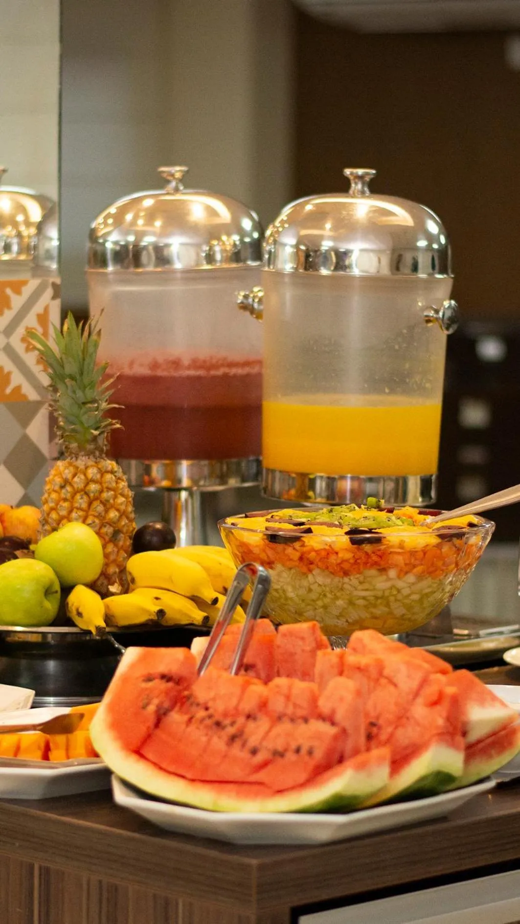 Breakfast in Golden Plaza Hotel