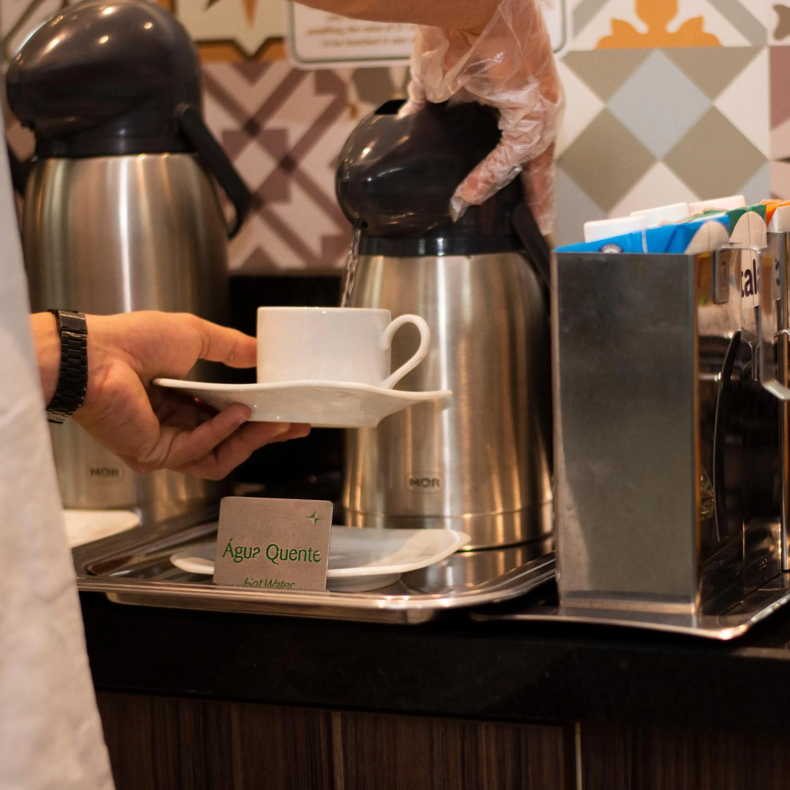 Breakfast in Golden Plaza Hotel