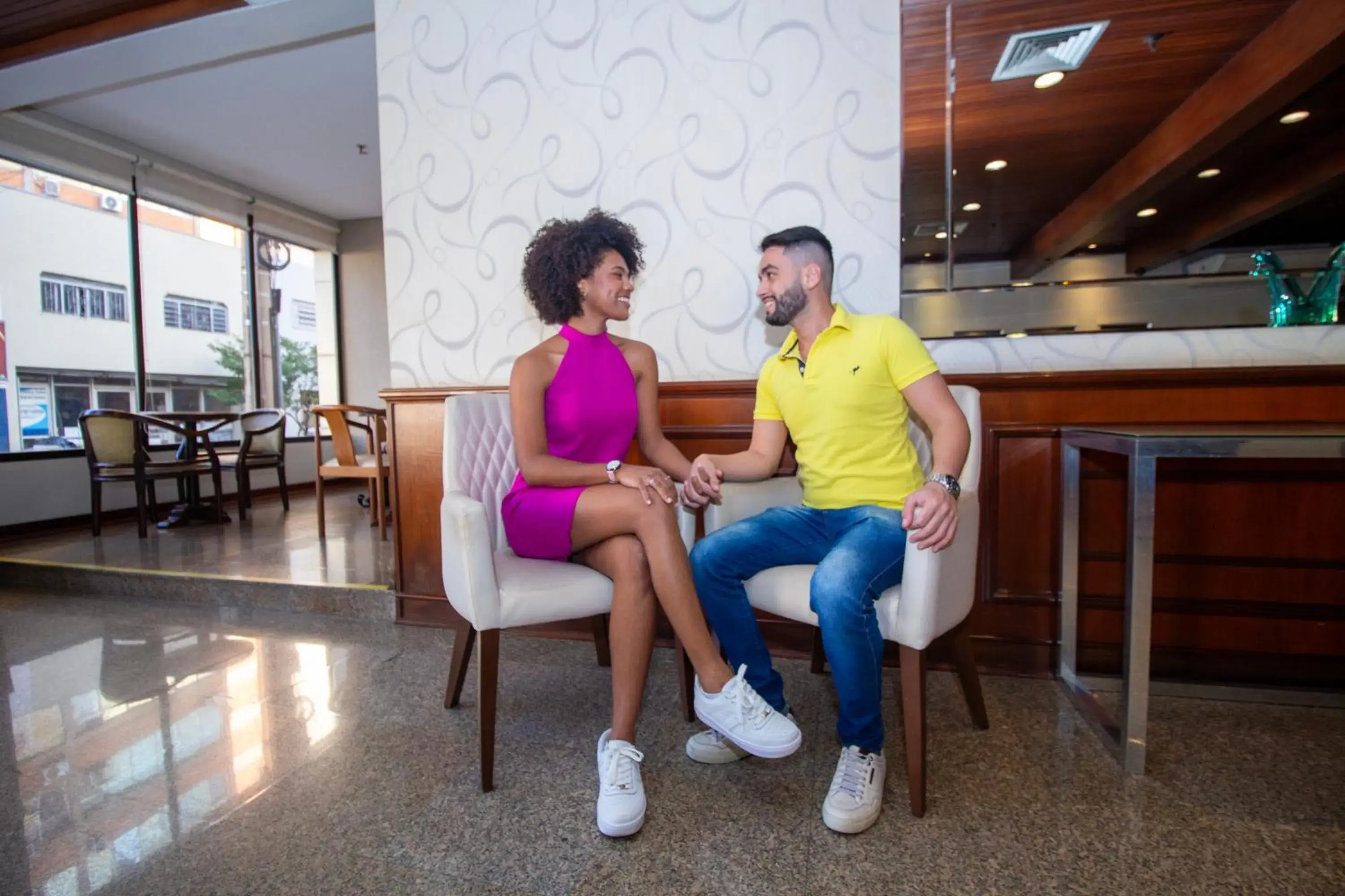 Lobby or reception in Hotel Dan Inn São José do Rio Preto by Nacional Inn Lobby or reception in Hotel Dan Inn São José do Rio Preto by Nacional Inn