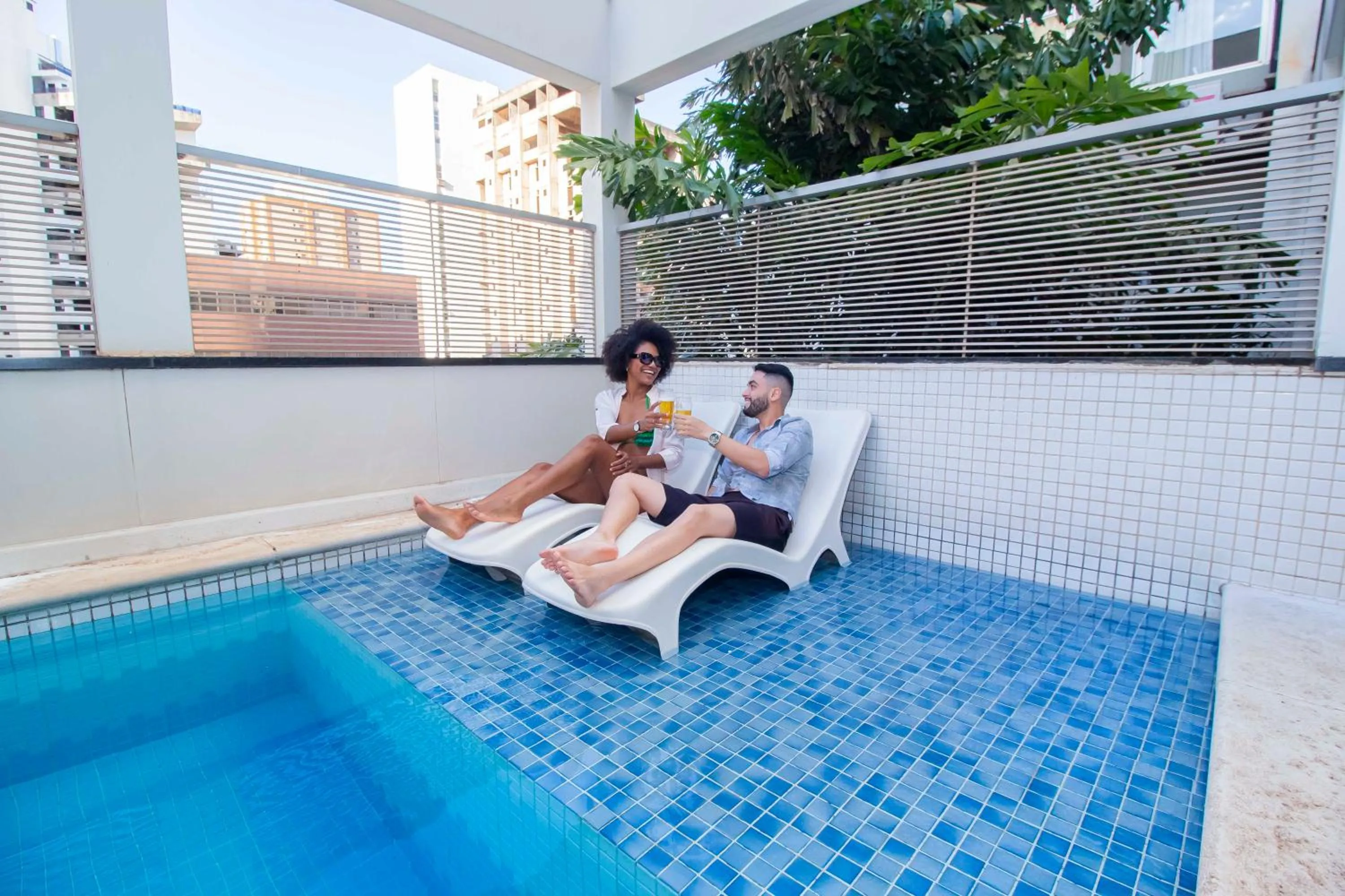 Swimming pool in Hotel Dan Inn São José do Rio Preto by Nacional Inn